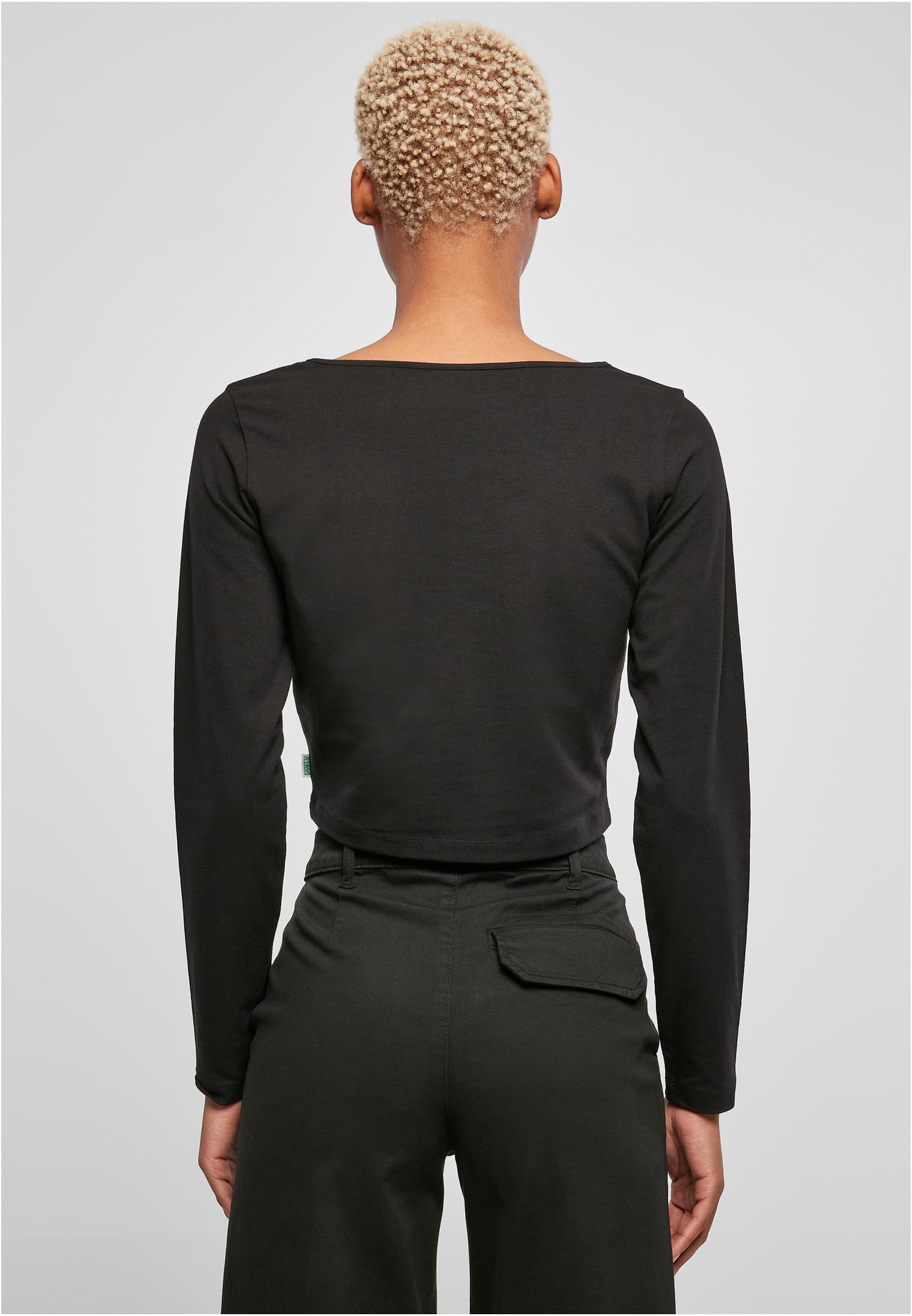 UC Organic Wide Neck Cropped Longsleeve