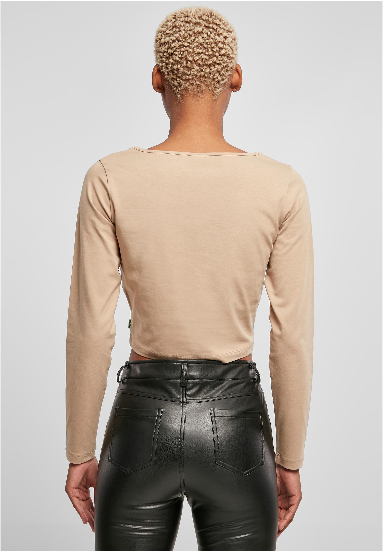 UC Organic Wide Neck Cropped Longsleeve