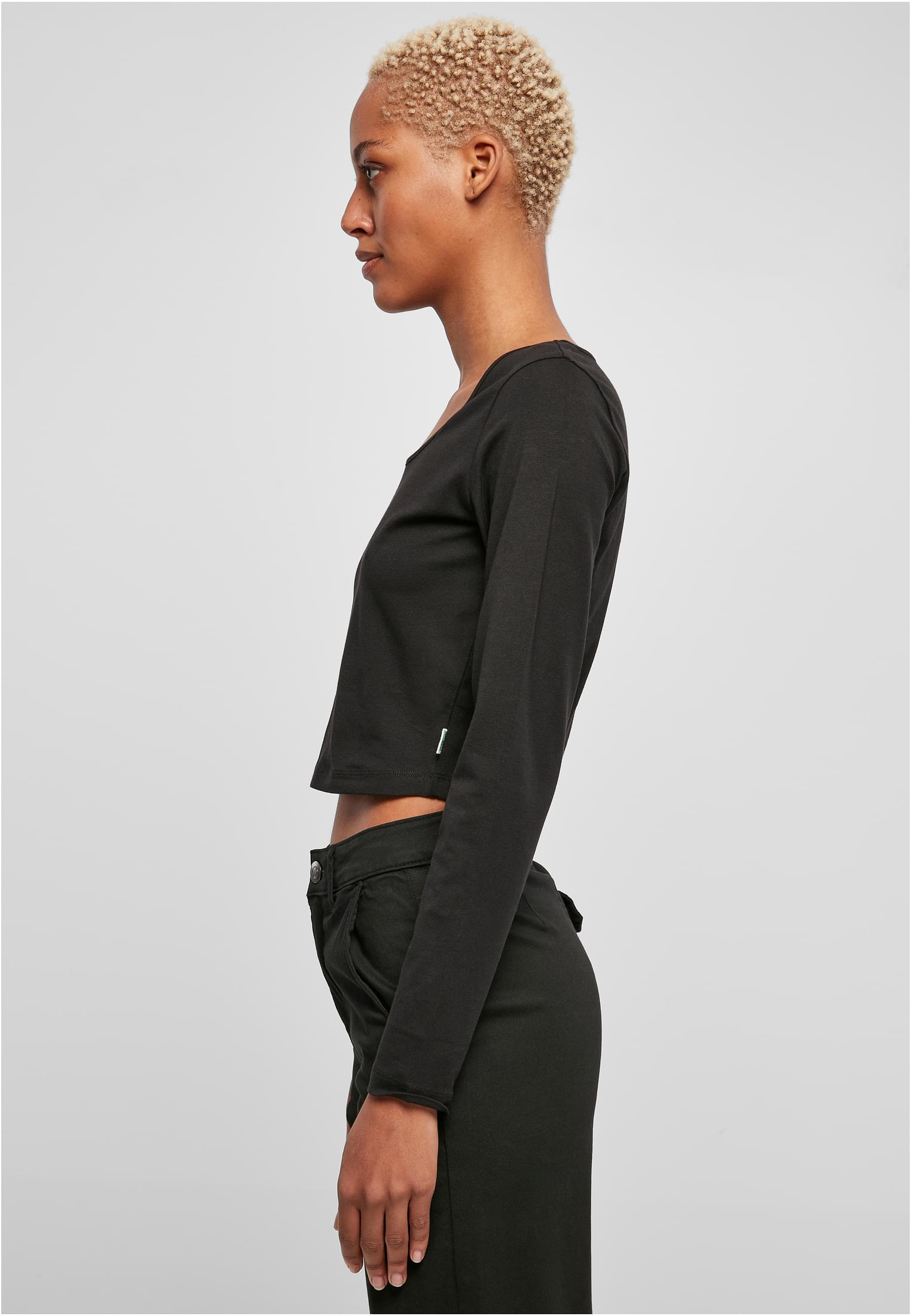 UC Organic Wide Neck Cropped Longsleeve