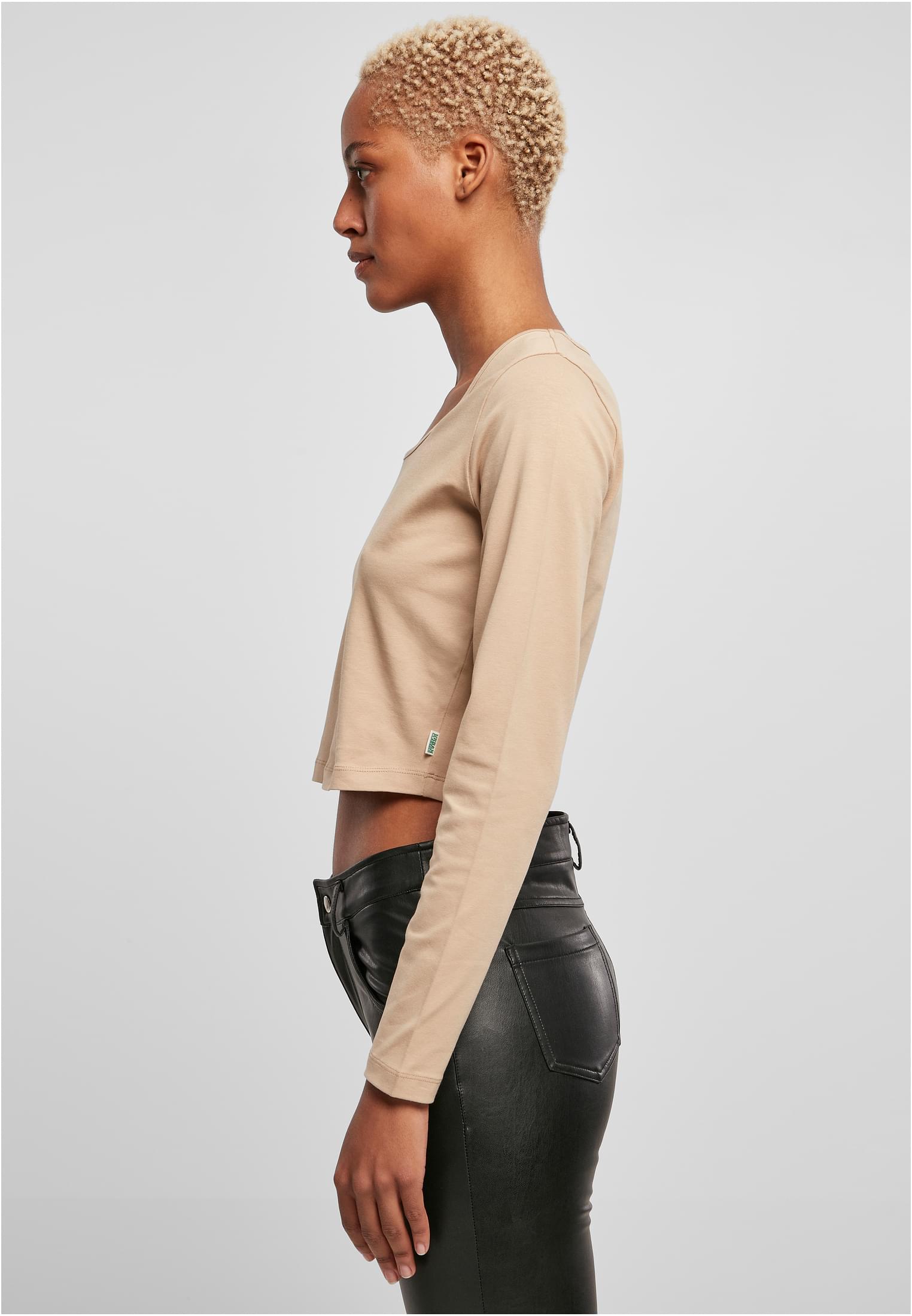 UC Organic Wide Neck Cropped Longsleeve