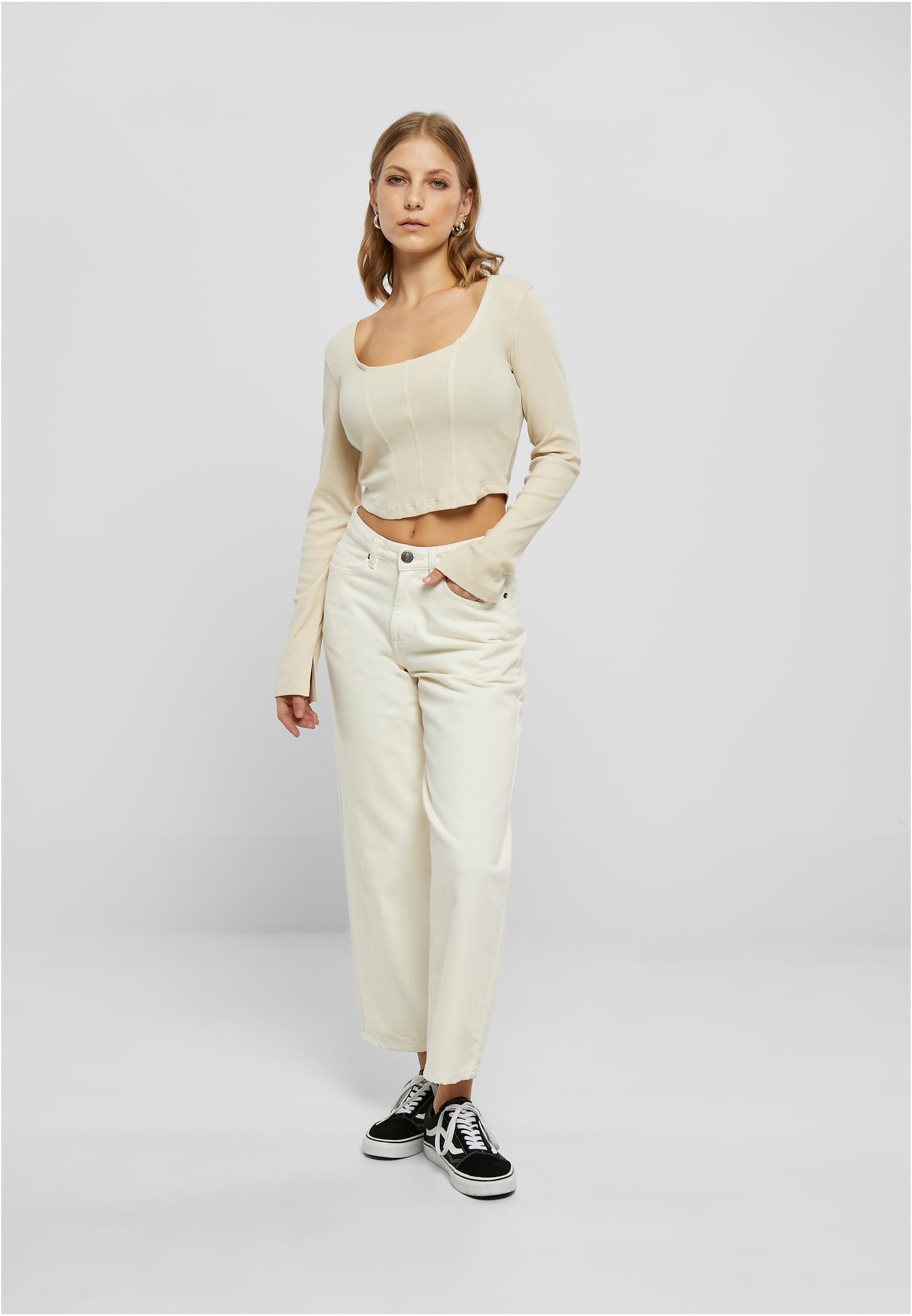 UC Short Rib Corsage Longsleeve