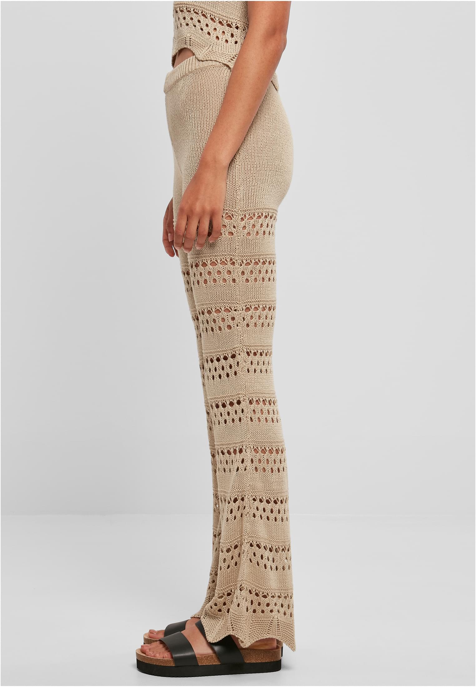 UC Flared Crochet Knit Leggings