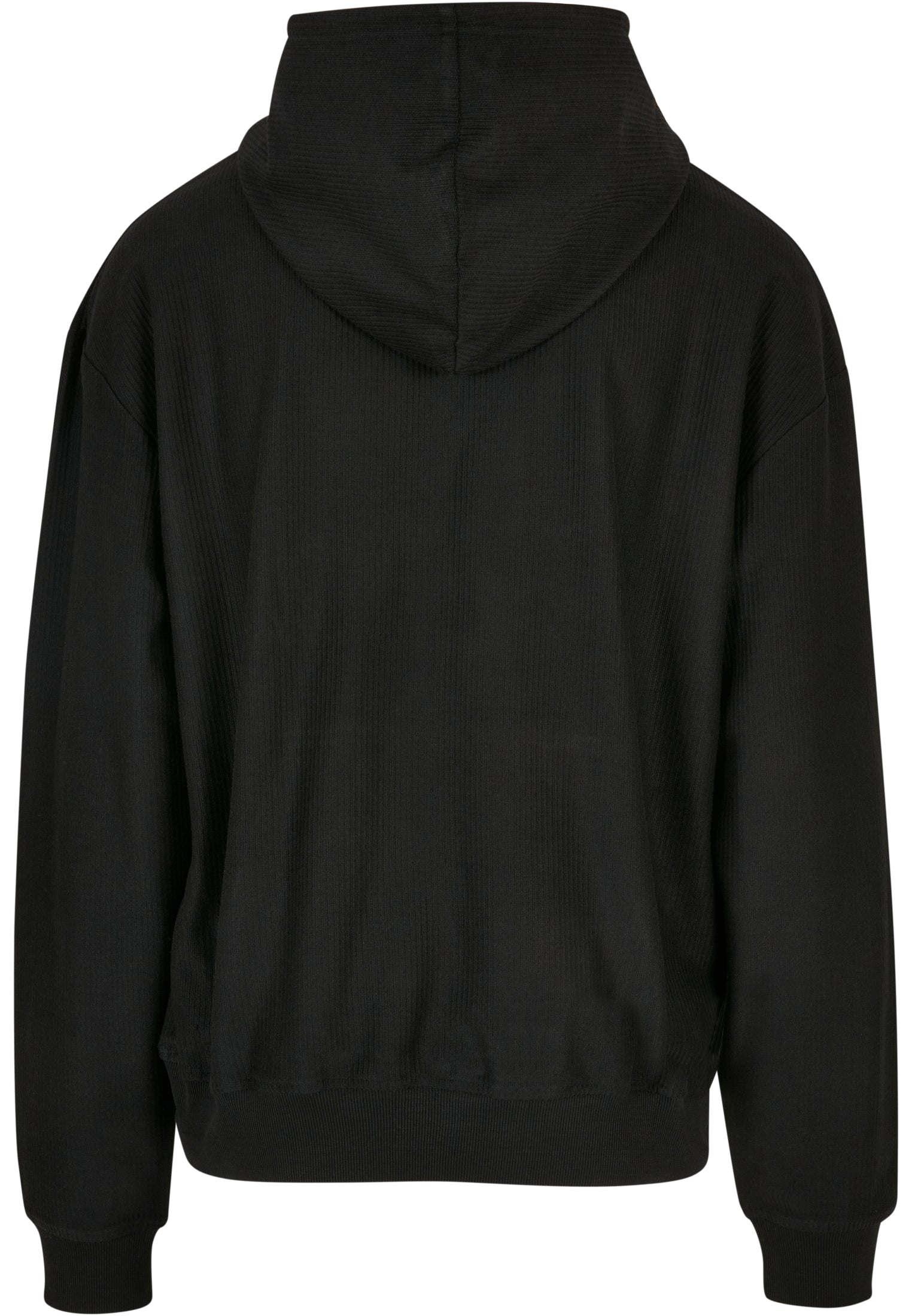 Felpa con cappuccio boxy in spugna a coste softseagrass XXL