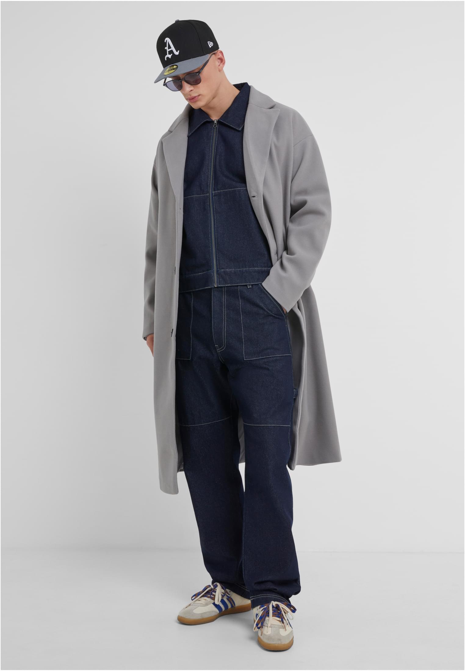 Cappotto lungo grigio lupo XXL