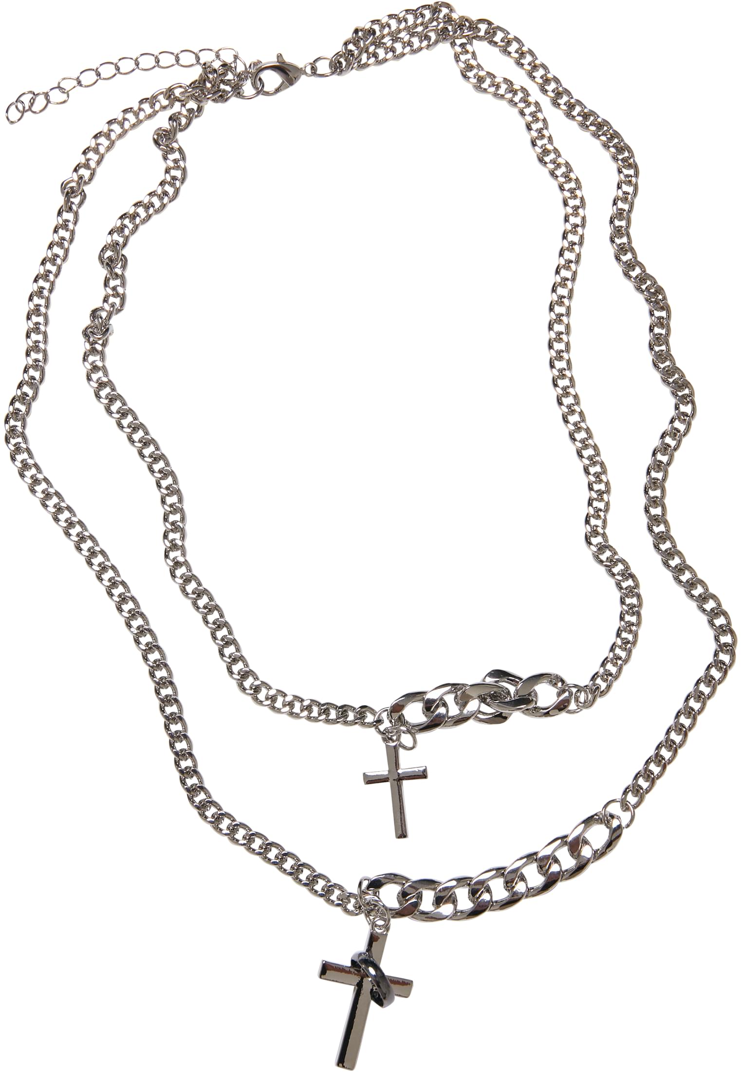 UC Various Chain Cross Necklace