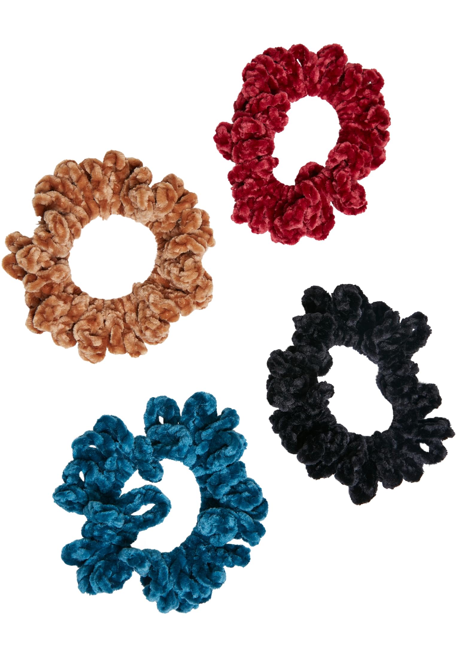 UC Fluffy Scrunchies 4-Pack