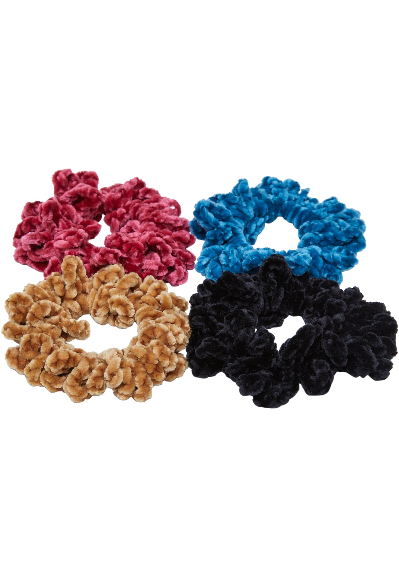 UC Fluffy Scrunchies 4-Pack
