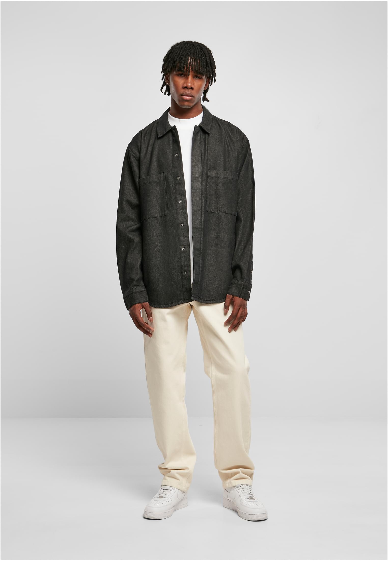 Camicia in denim oversize con tasca UC