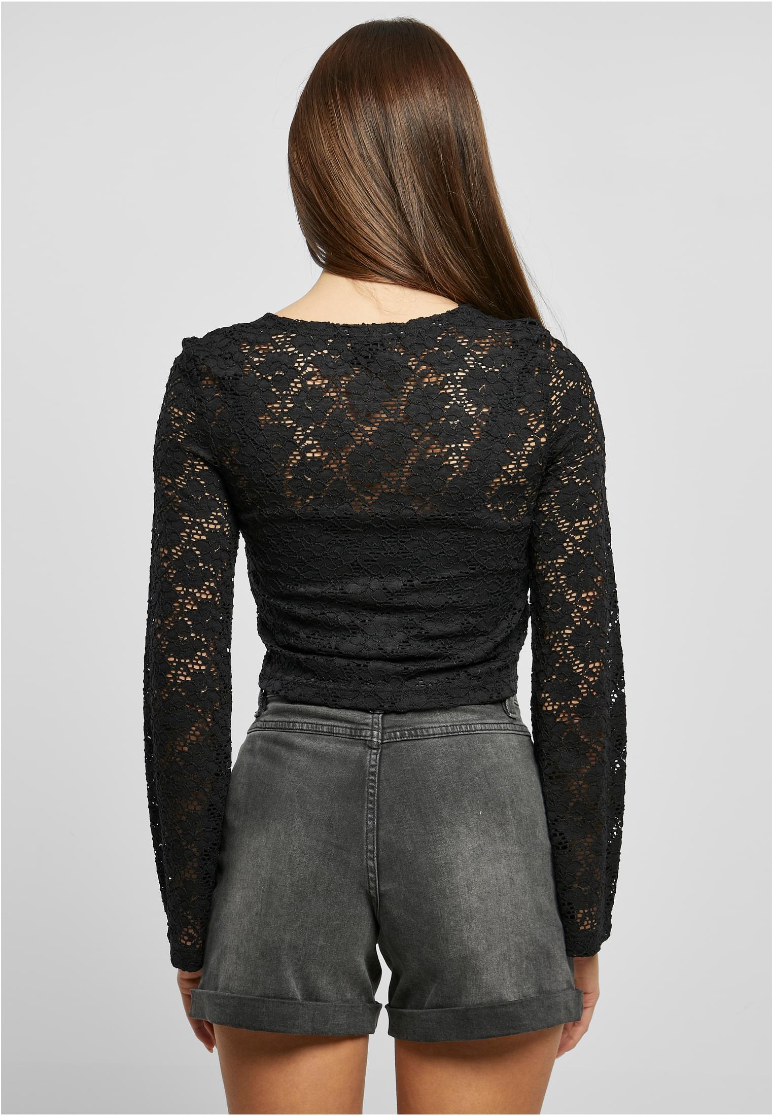 UC Cropped Lace Longsleeve