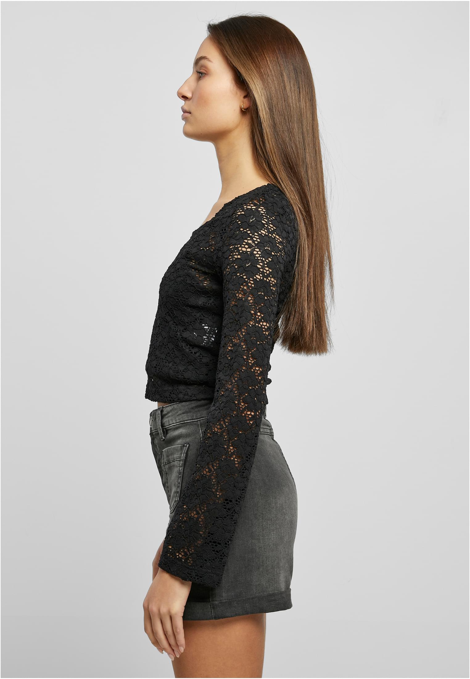 UC Cropped Lace Longsleeve
