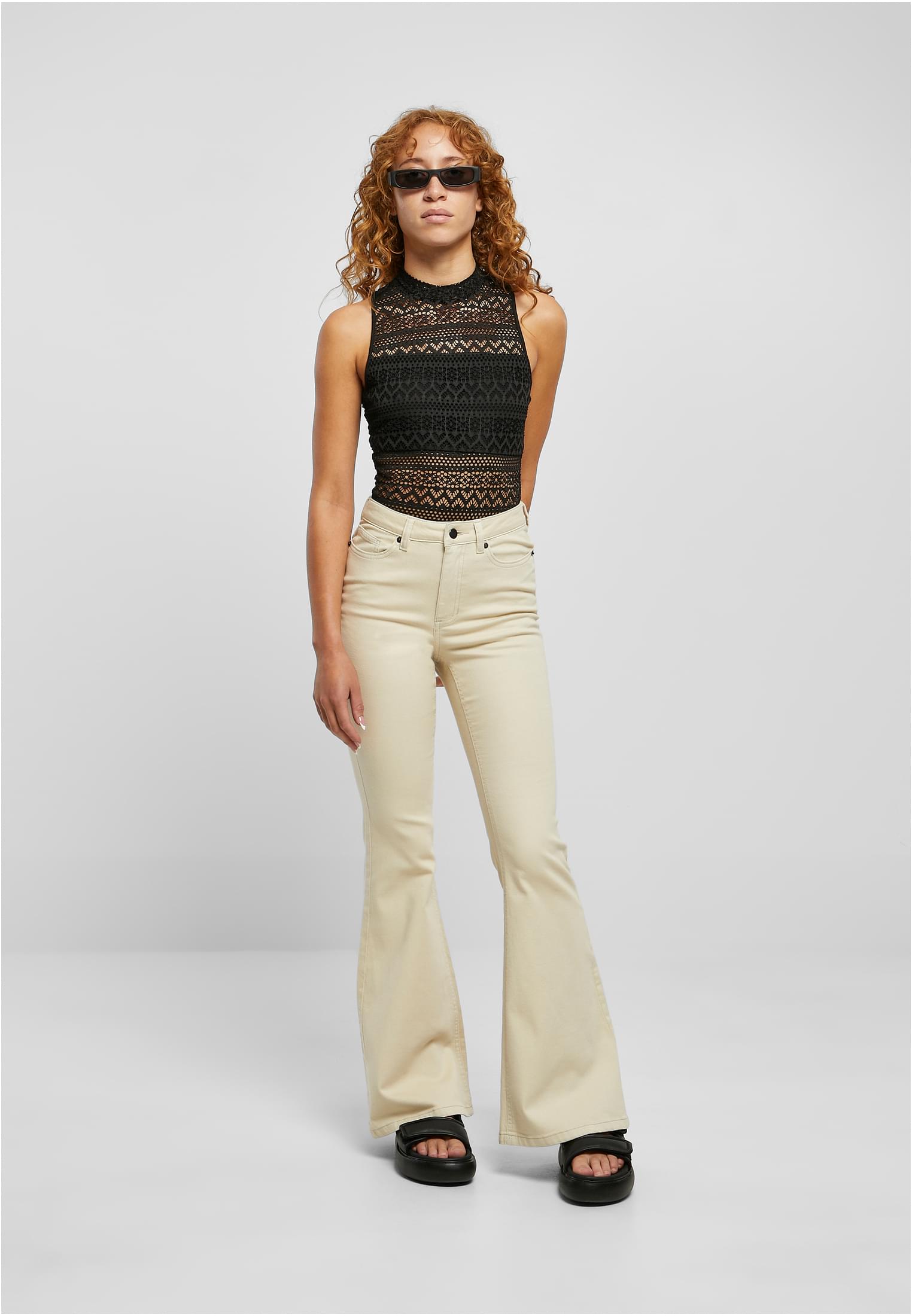 UC heklet jersey med turtleneck body