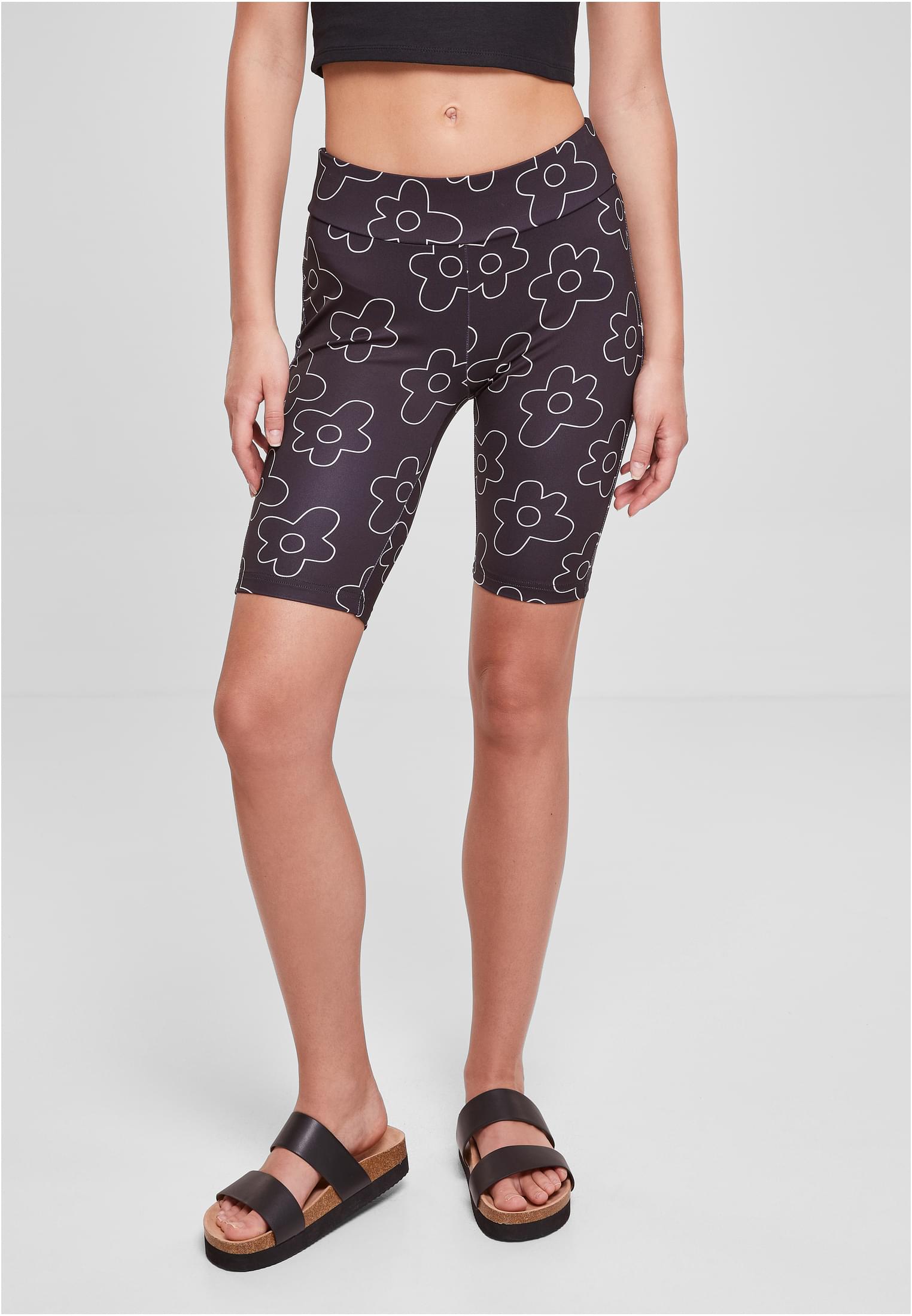 Pantaloncini da ciclista UC High Waist AOP Tech