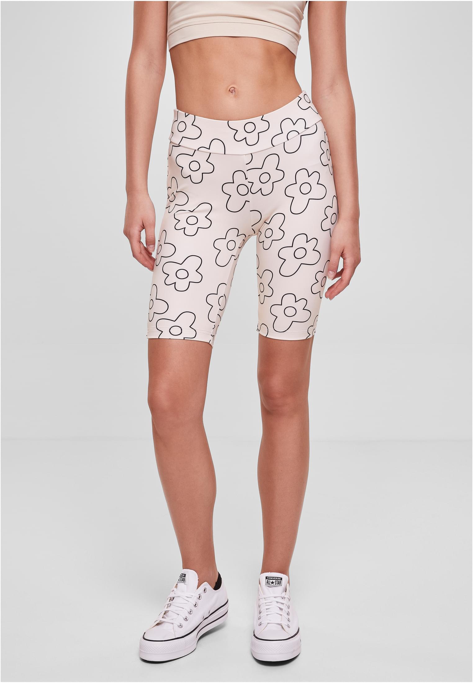 Pantaloncini da ciclista UC High Waist AOP Tech