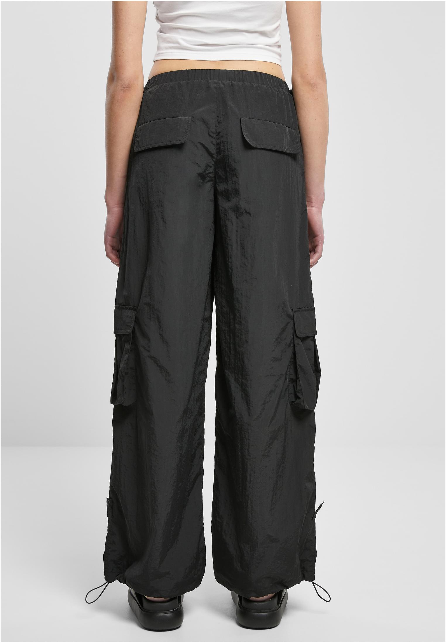 UC Wide Crinkle Nylon Cargo Pants
