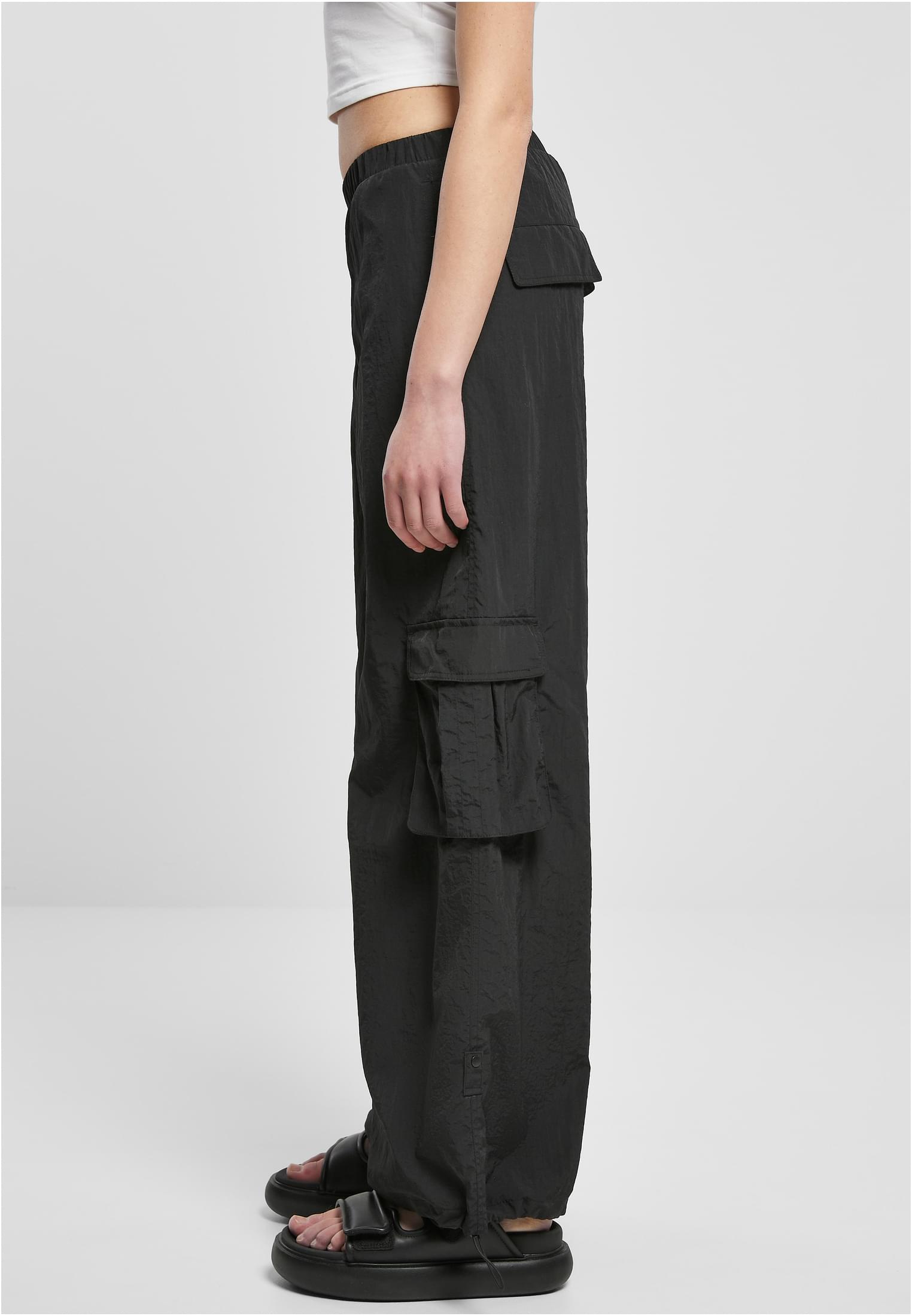 UC Wide Crinkle Nylon Cargo Pants