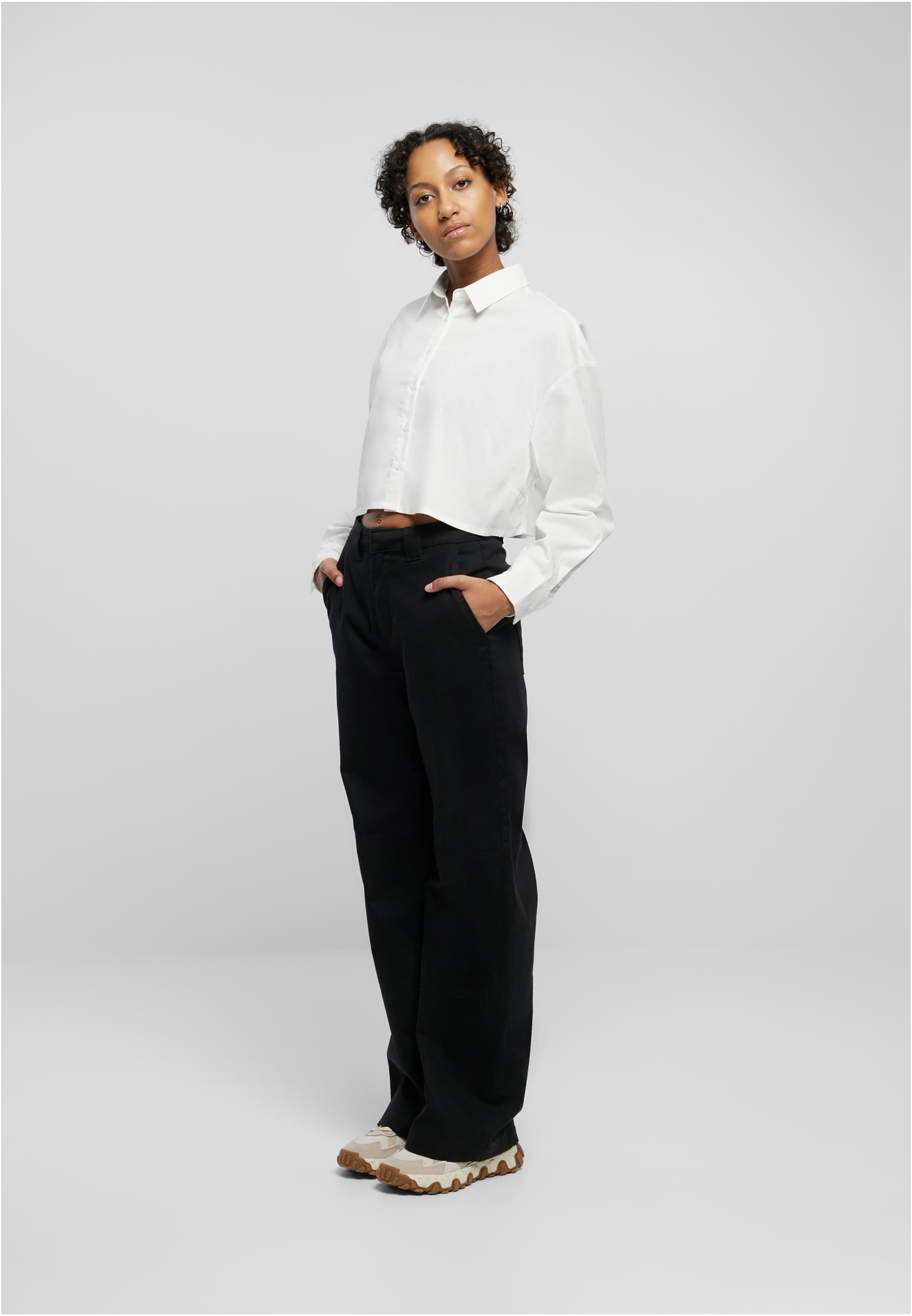 UC Cropped Oversized Blouse