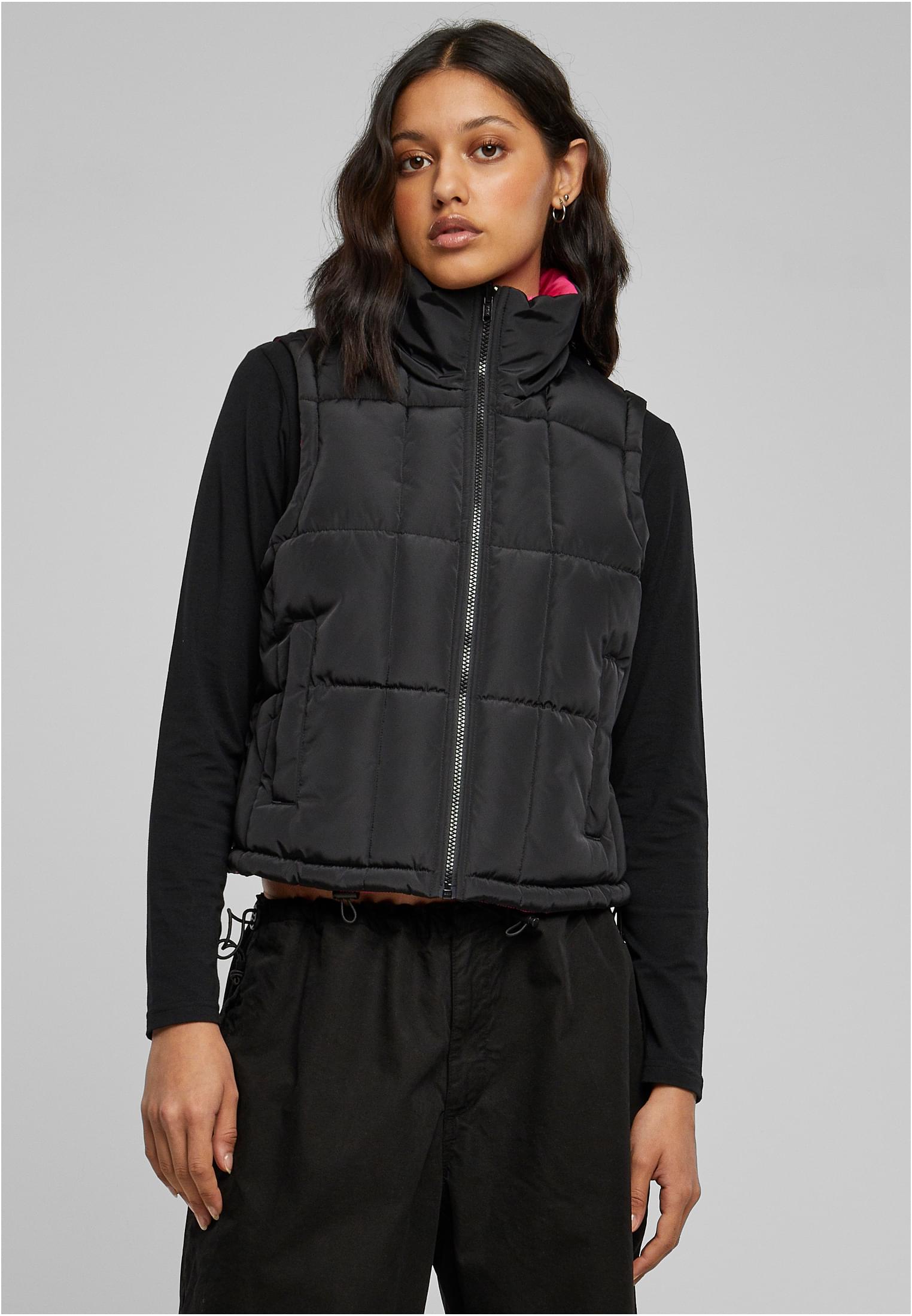 UC Reversible Cropped Puffer Vest