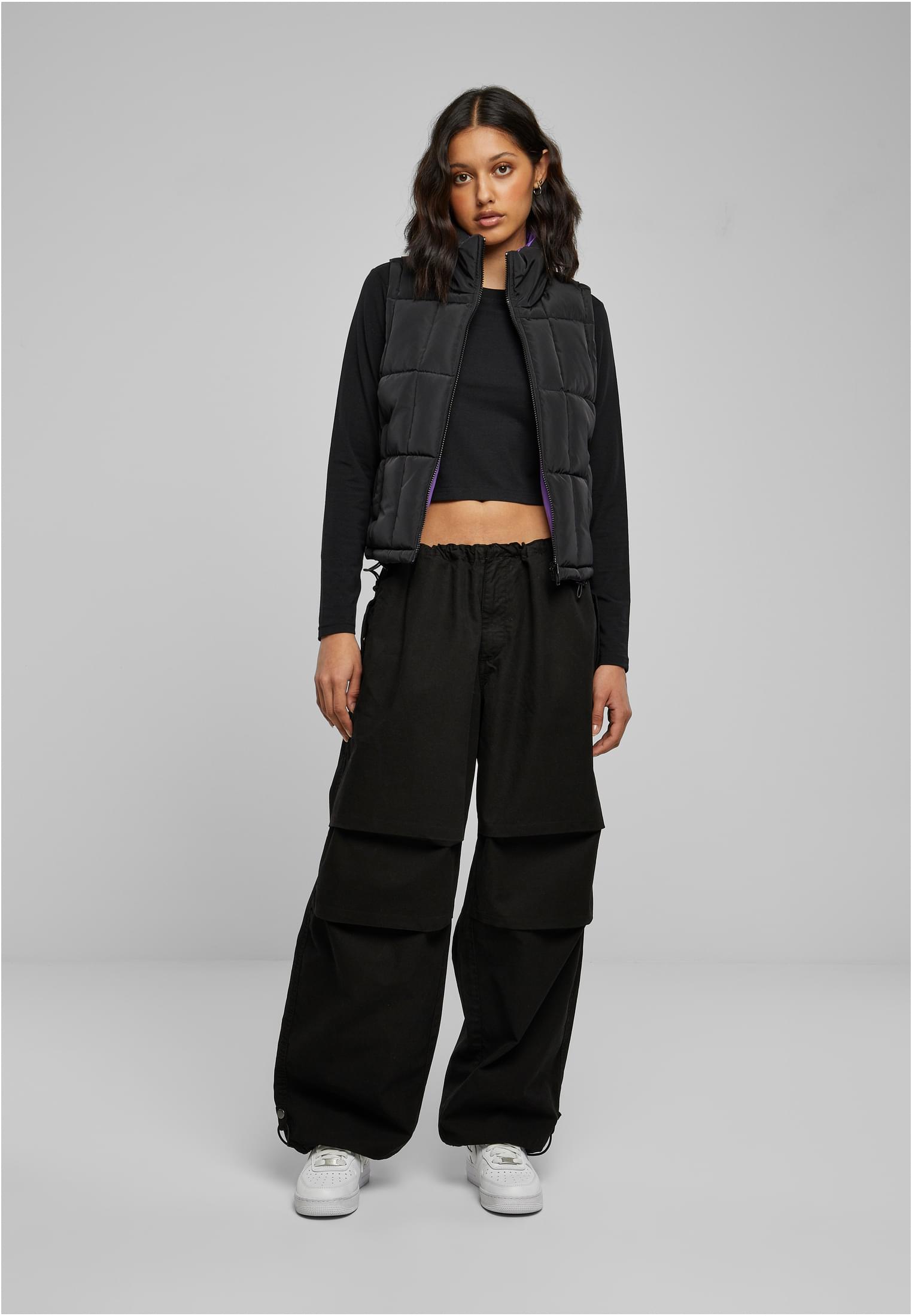UC Reversible Cropped Puffer Vest