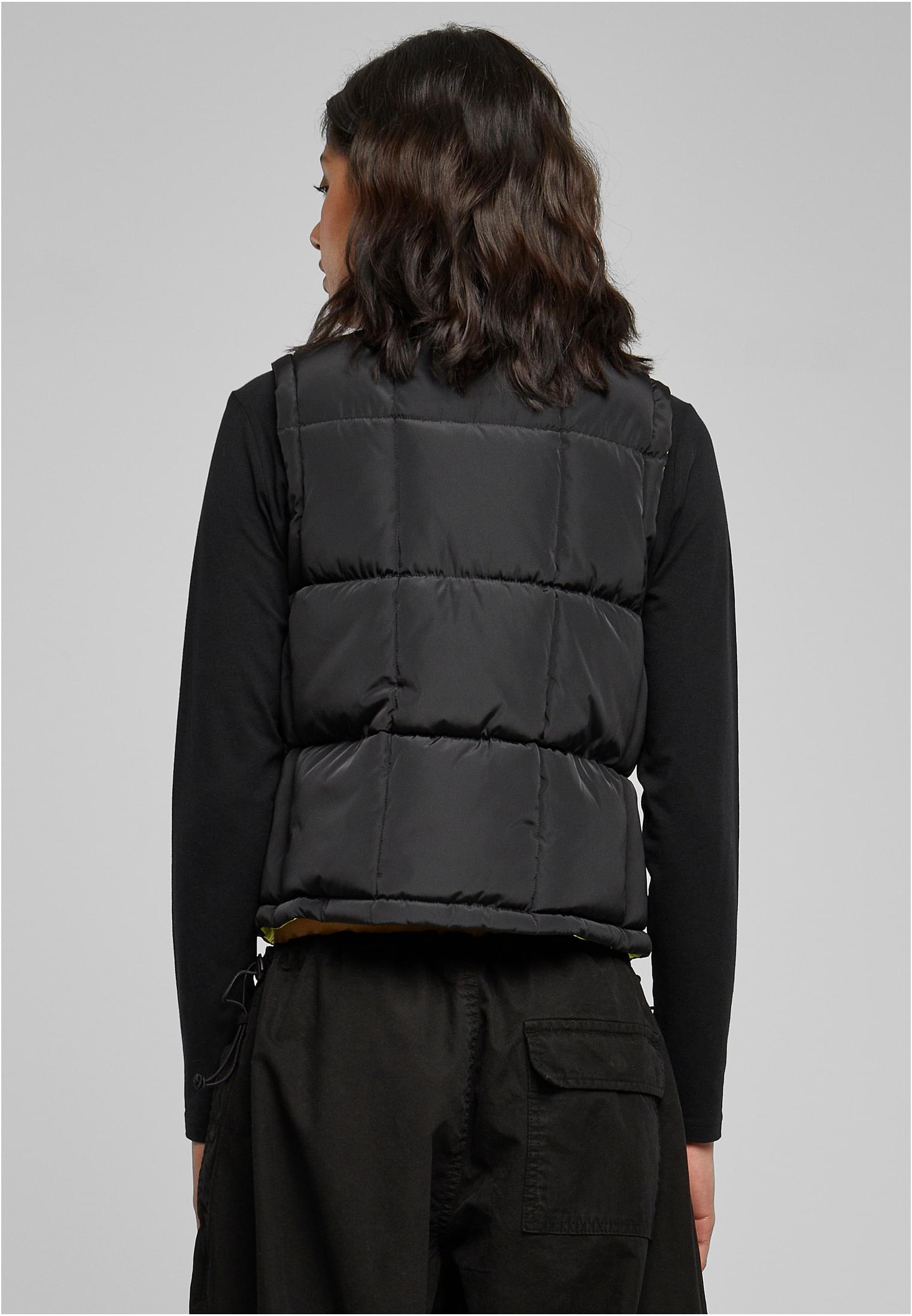 UC Reversible Cropped Puffer Vest