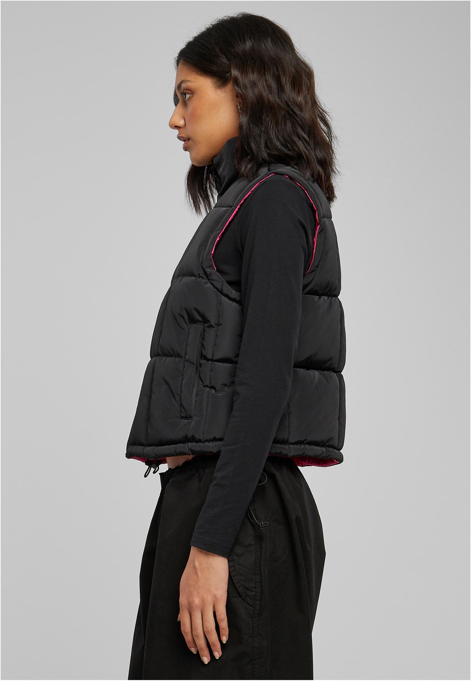 UC Reversible Cropped Puffer Vest