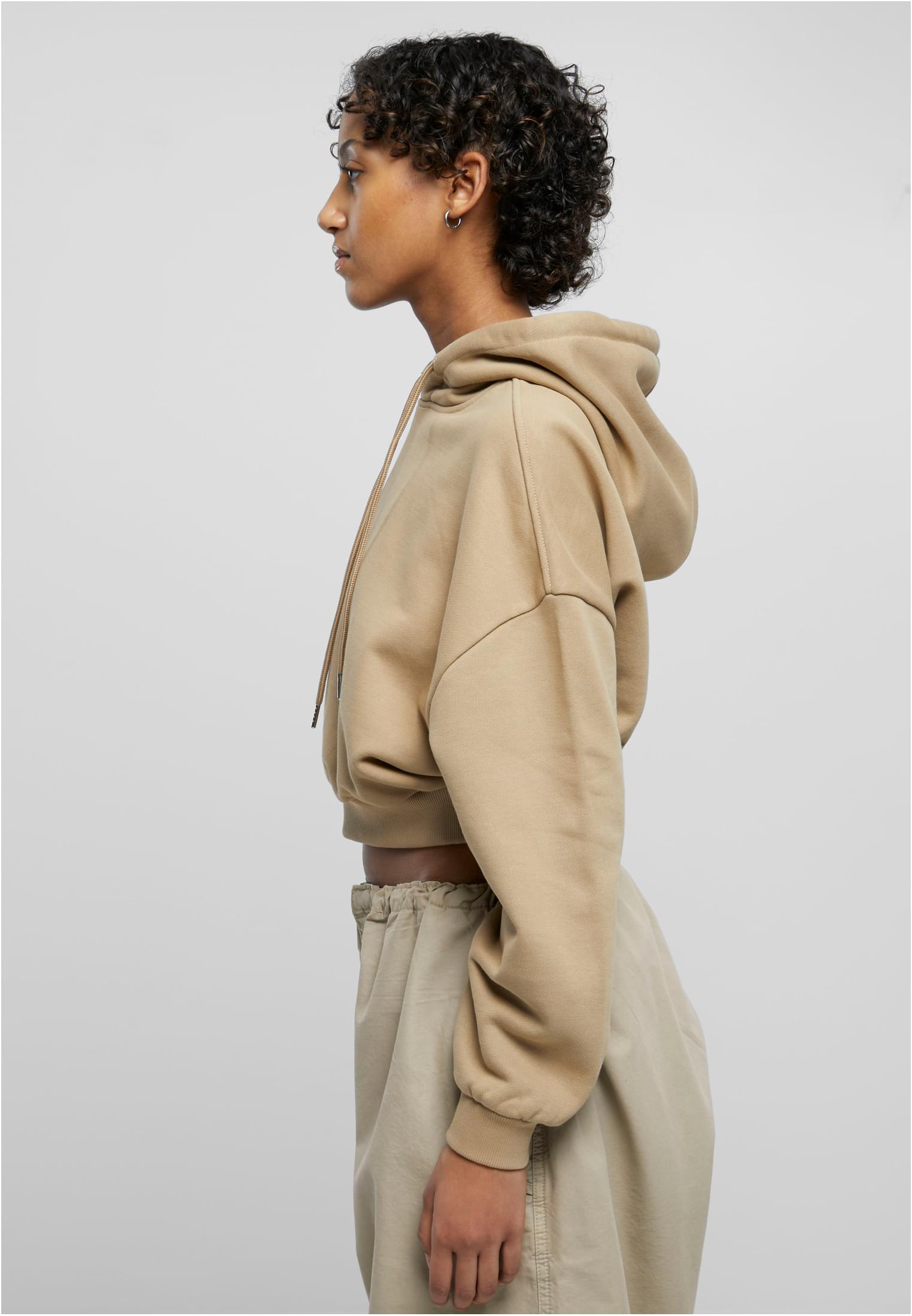 Felpa con cappuccio pesante UC Cropped