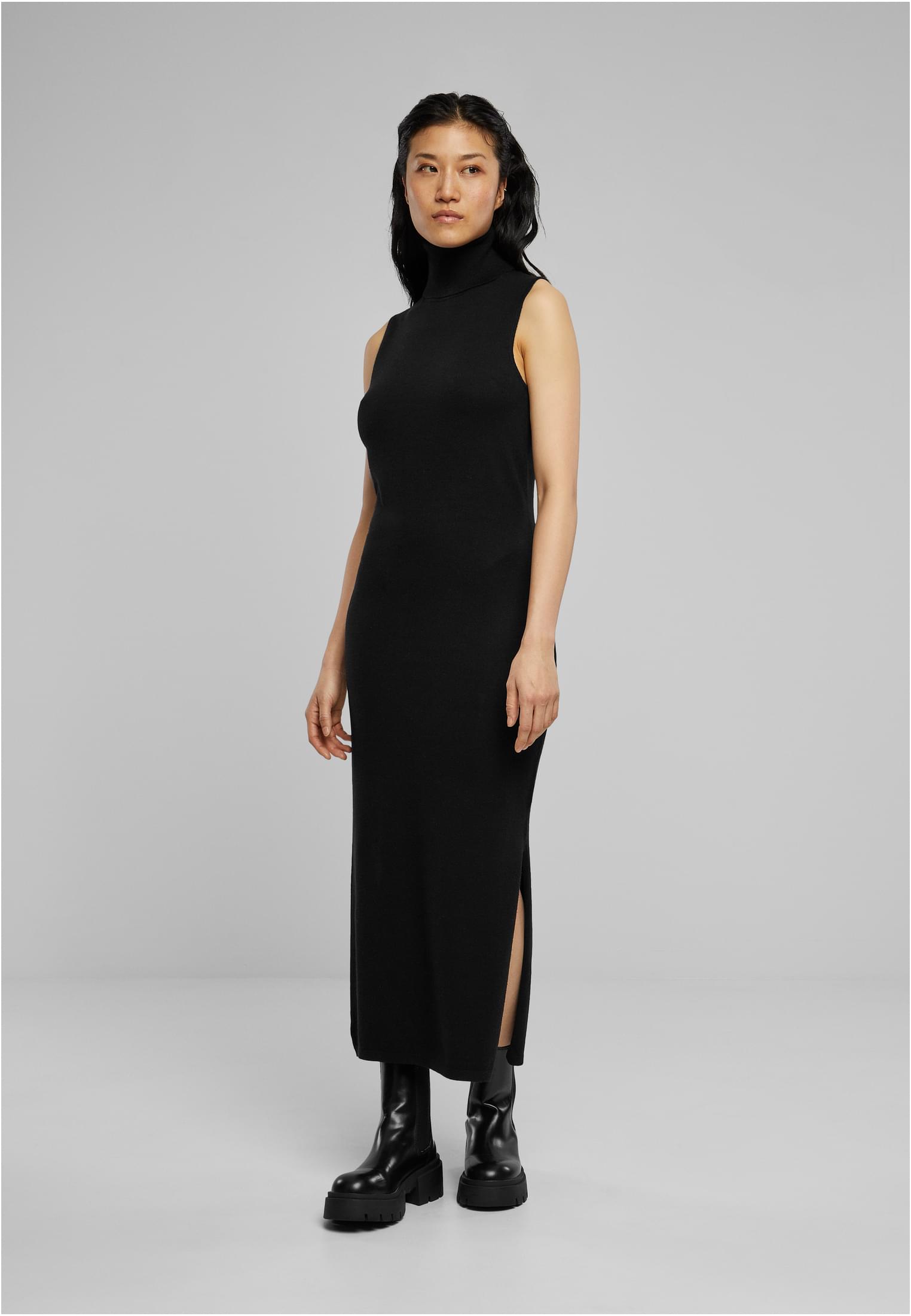 UC Knitted Eco Viscose Turtleneck Dress