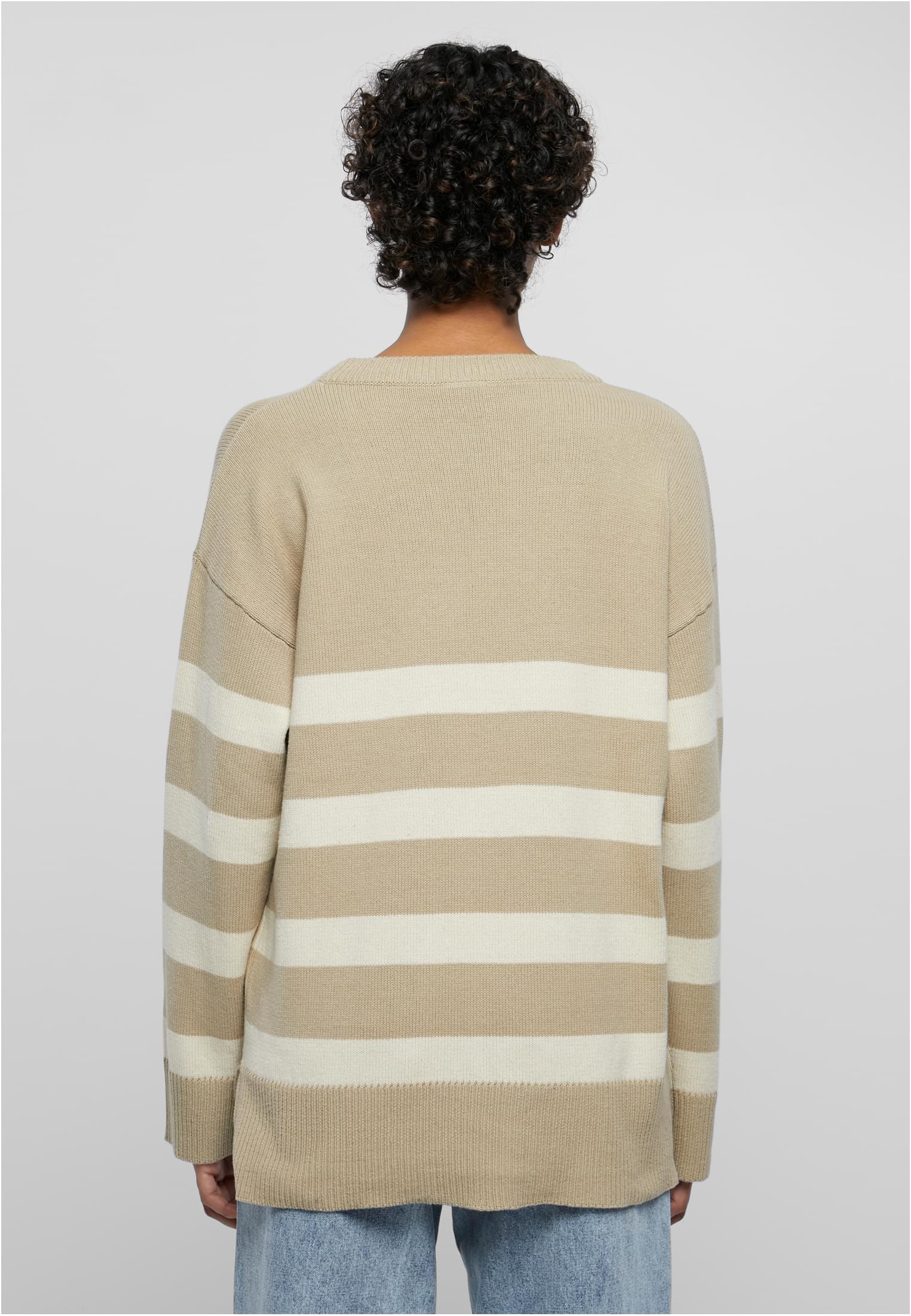 UC Striped Knit Crew Sweater