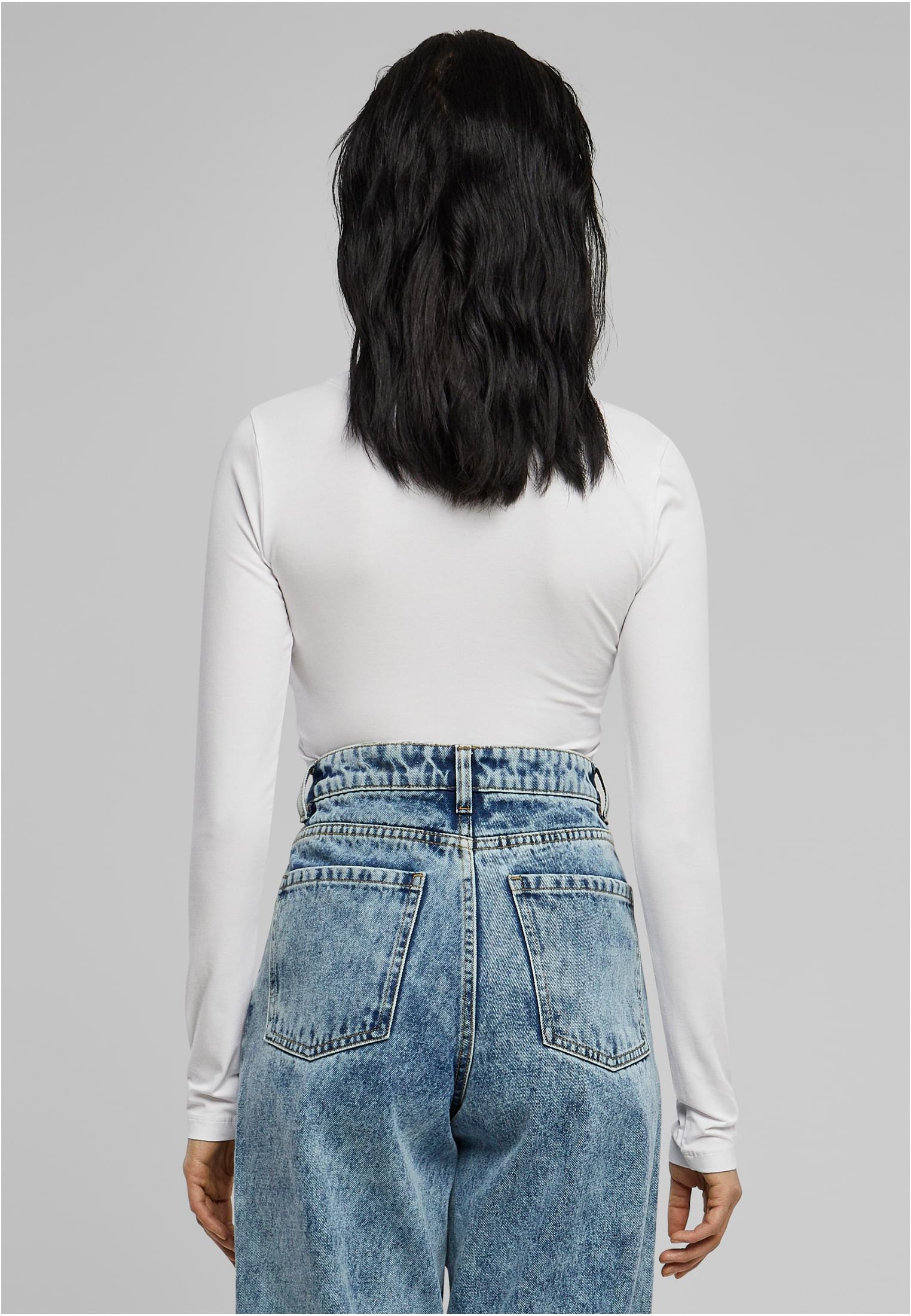 Body de manga comprida em jersey elástico UC