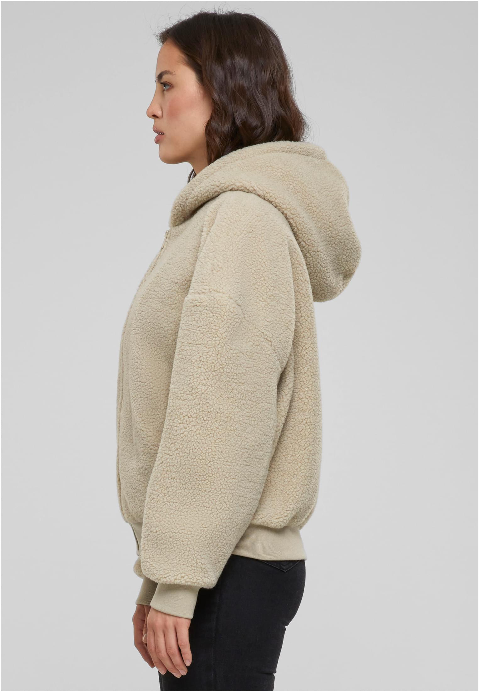 Oversized Sherpa Zip Hoody