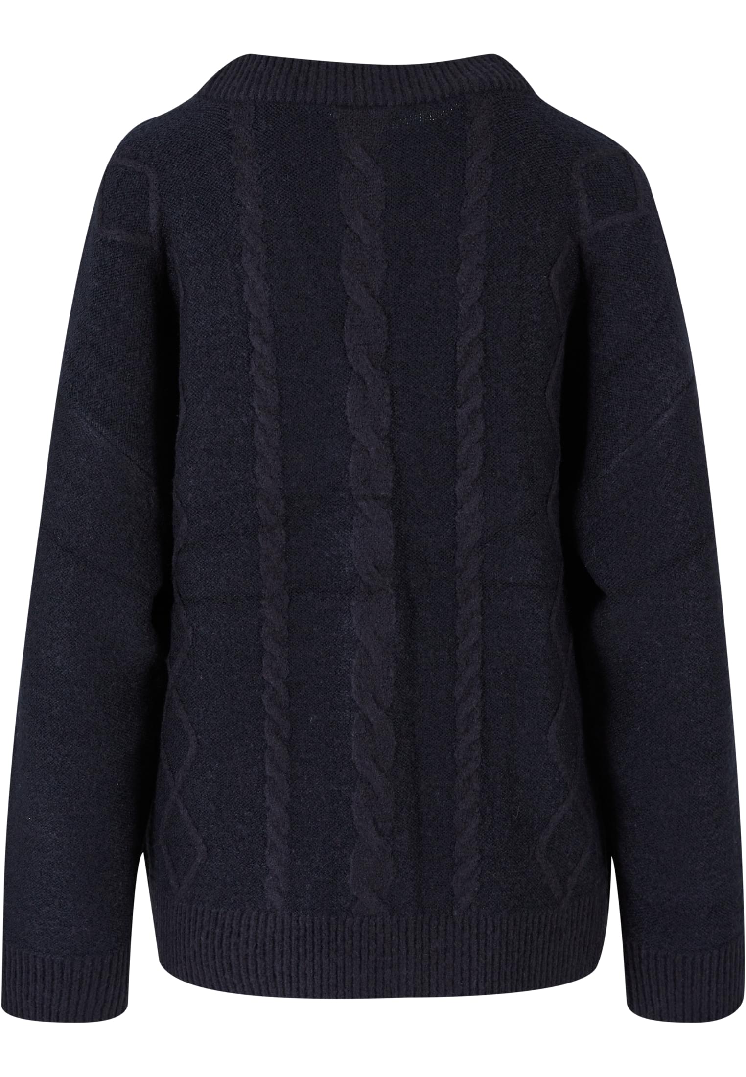 Cardigan de malha trançada UC