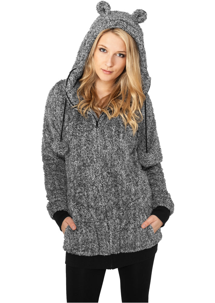 UC Melange Teddy Zip Hoody