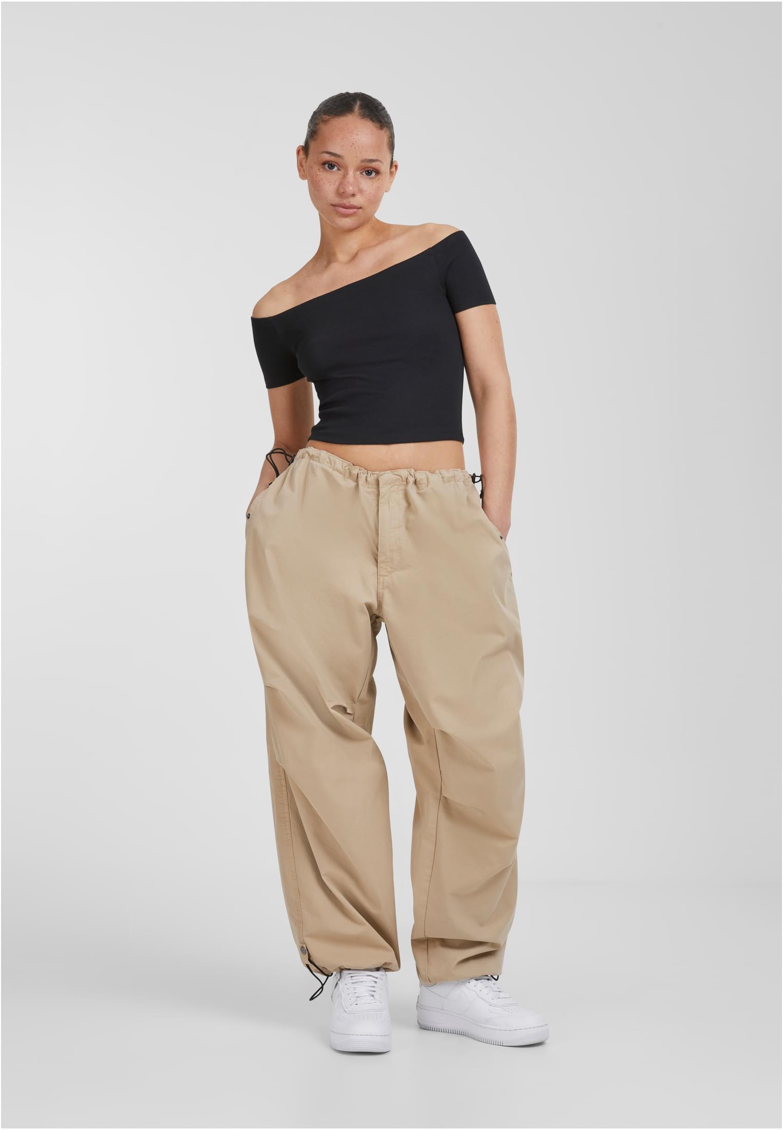 Camiseta canelada UC Organic Off Shoulder