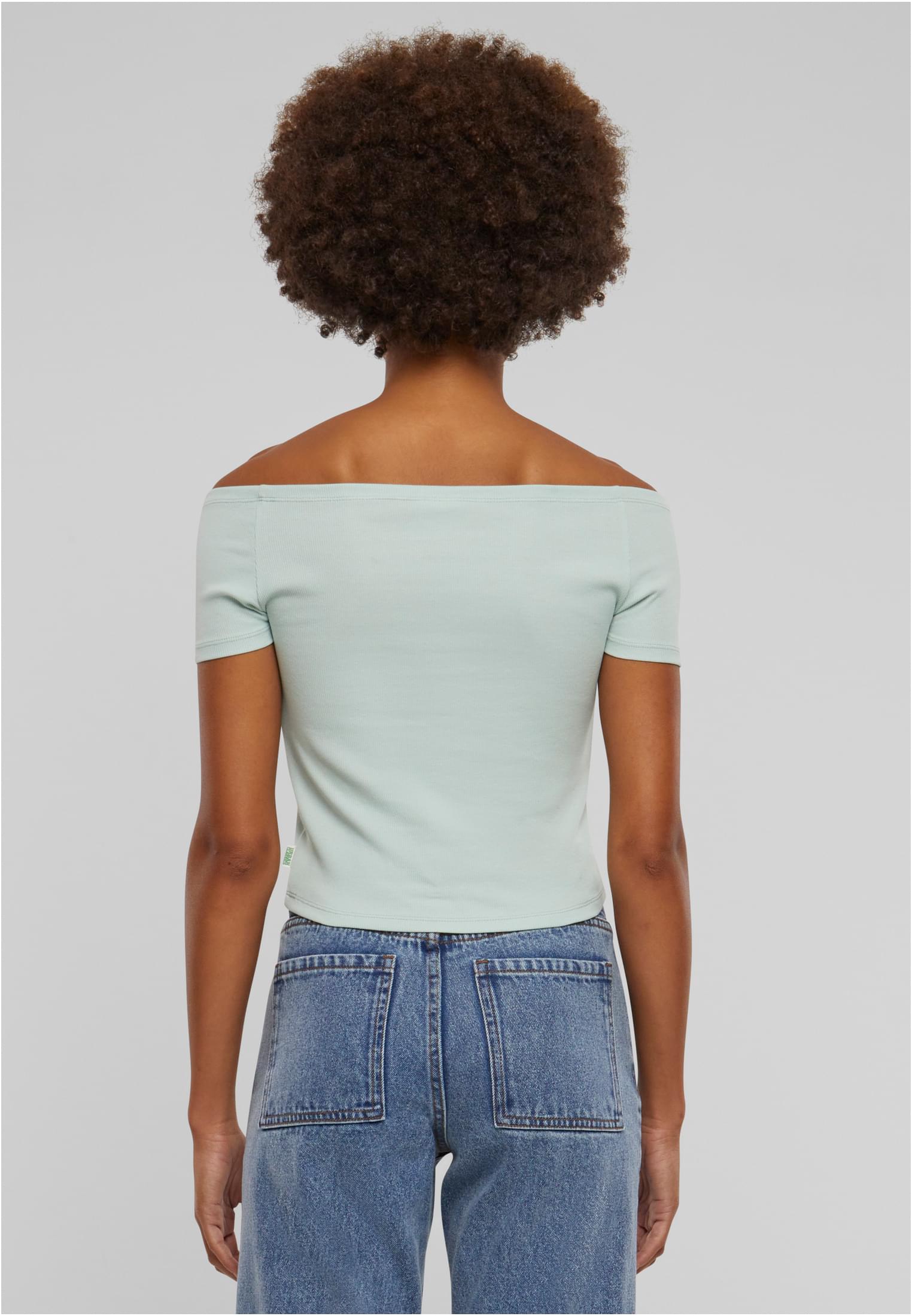 Camiseta canelada UC Organic Off Shoulder