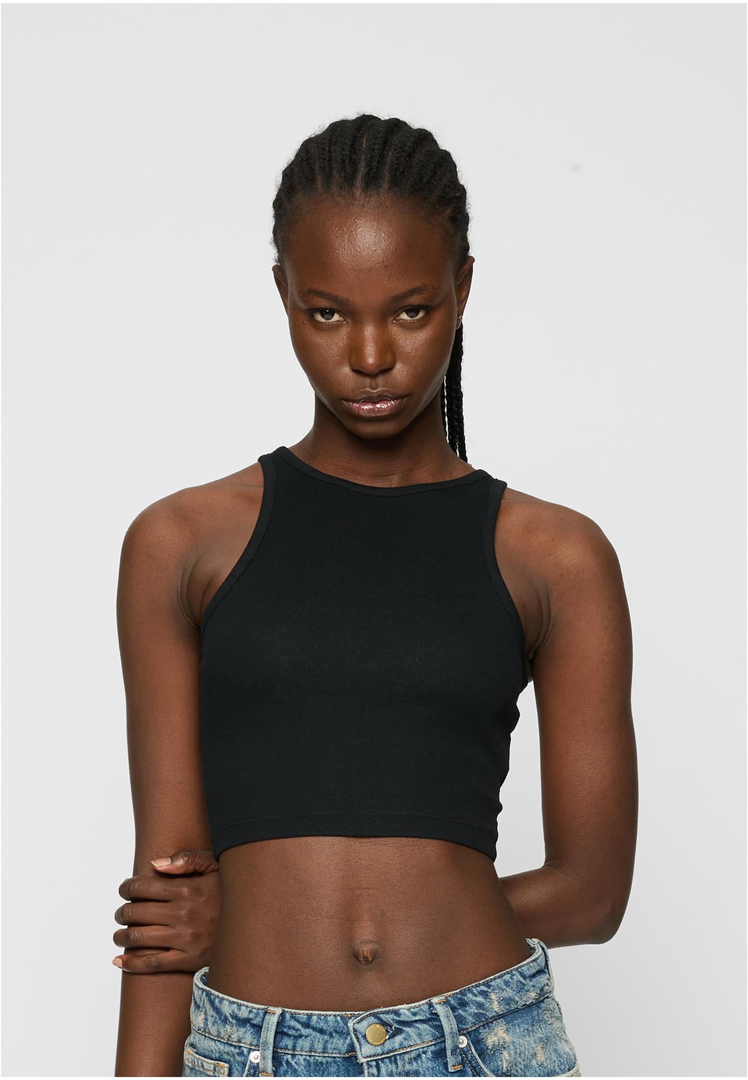 UC Organic Cropped Rib Top 2-Pack