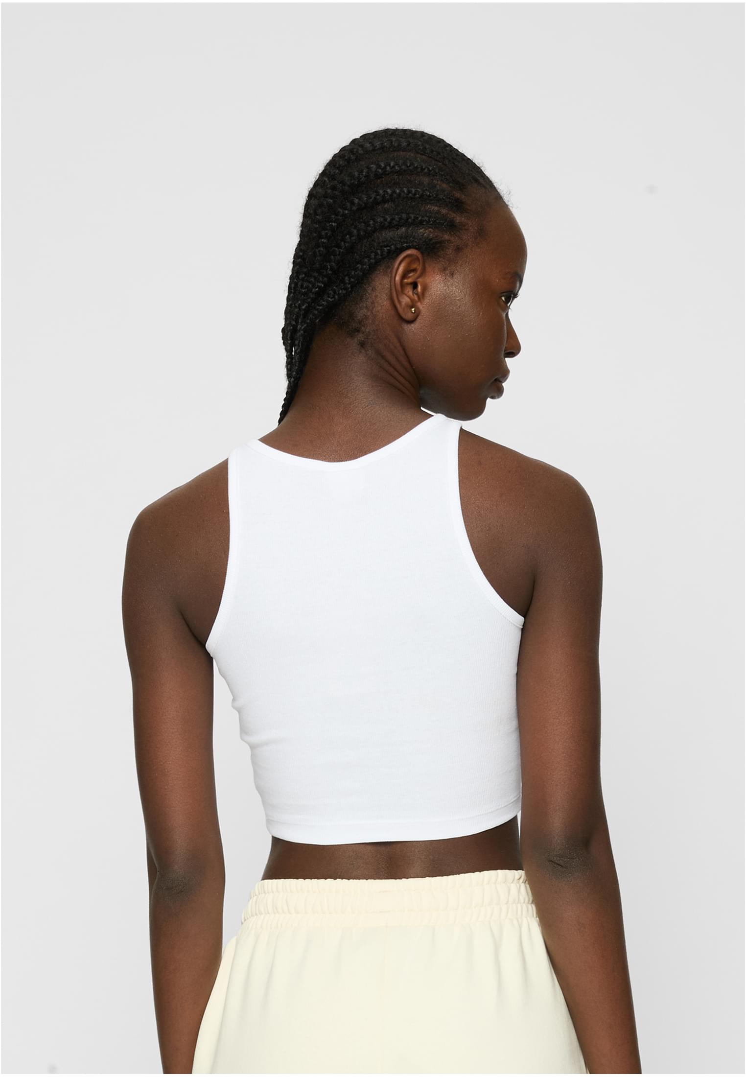 UC Organic Cropped Rib Top Pacote com 2