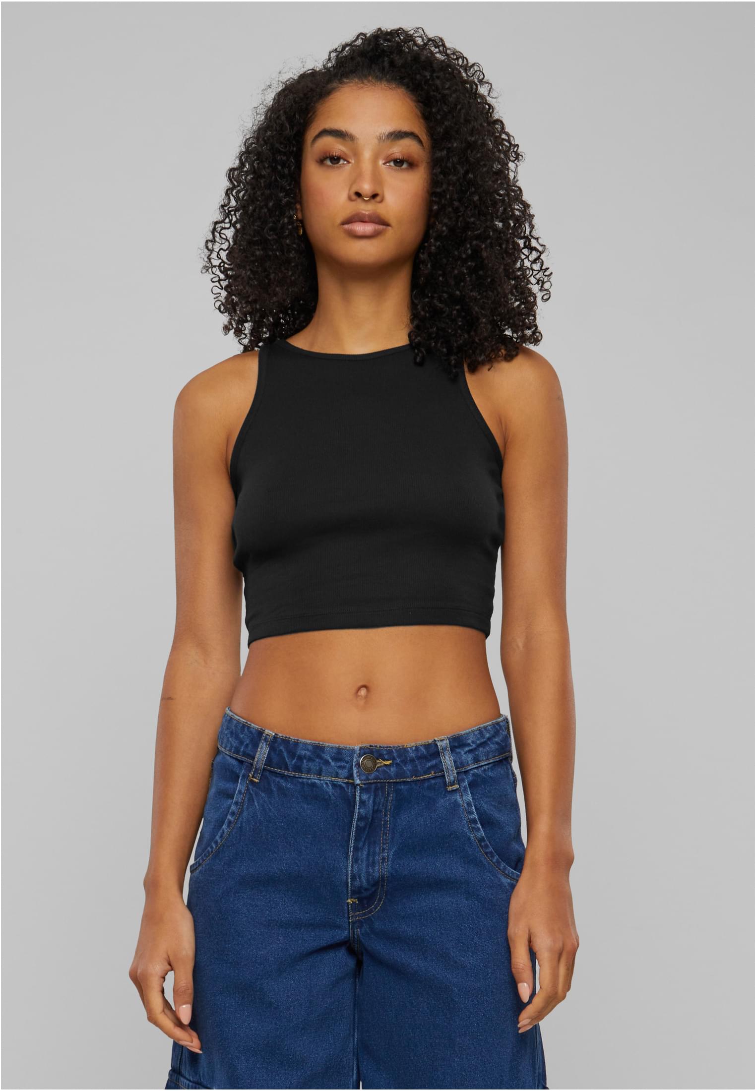 UC Organic Cropped Rib Top
