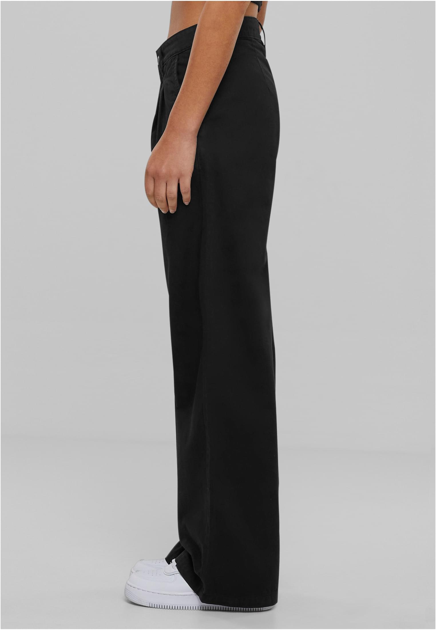 Pantaloni plissettati in cotone biologico UC