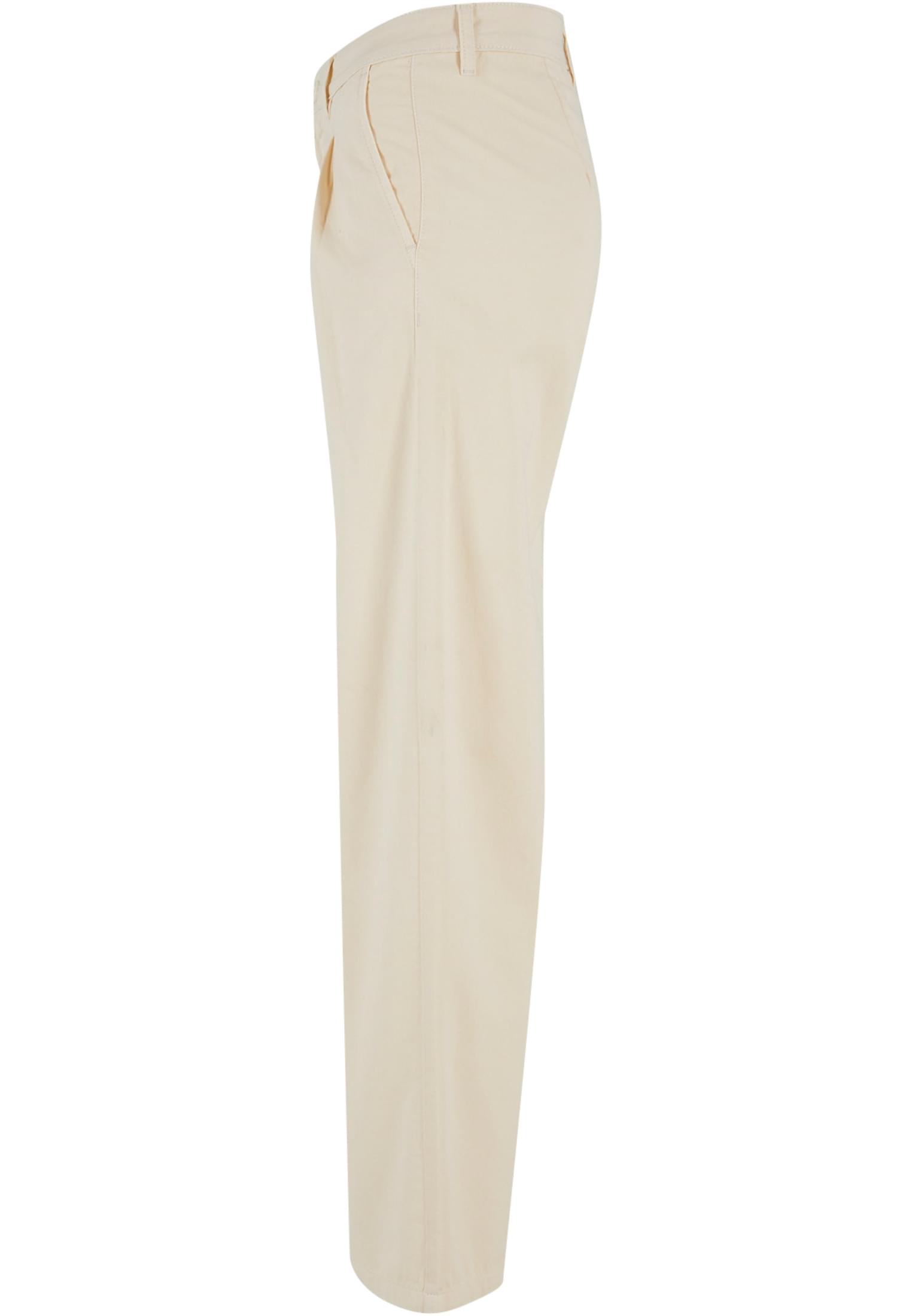 Calças de algodão plissado orgânico UC