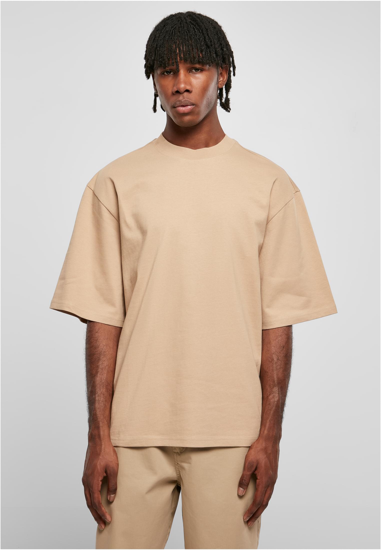 Biologische Oversized Mouw Tee terracotta XXL
