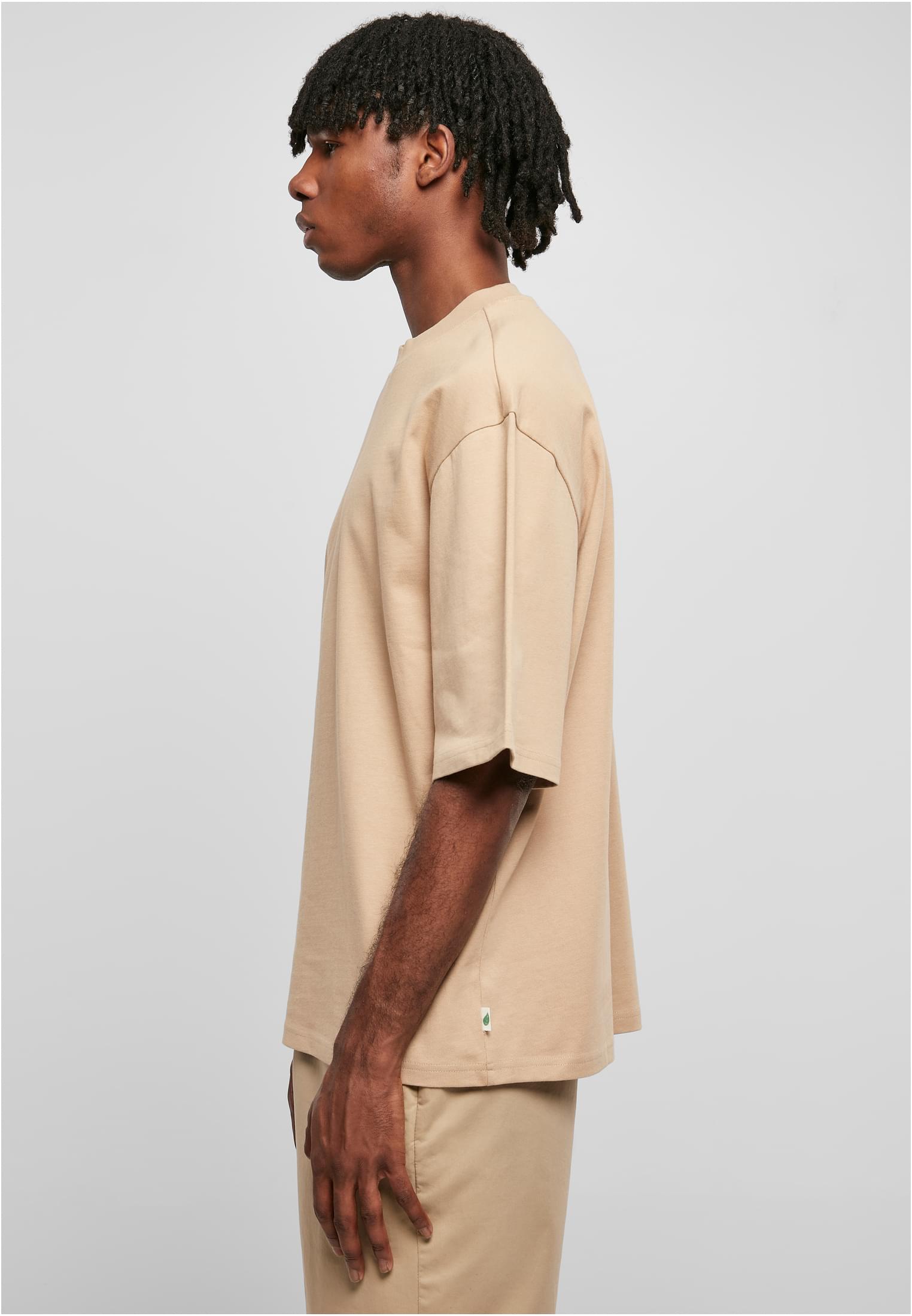 Biologische Oversized Mouw Tee terracotta XXL