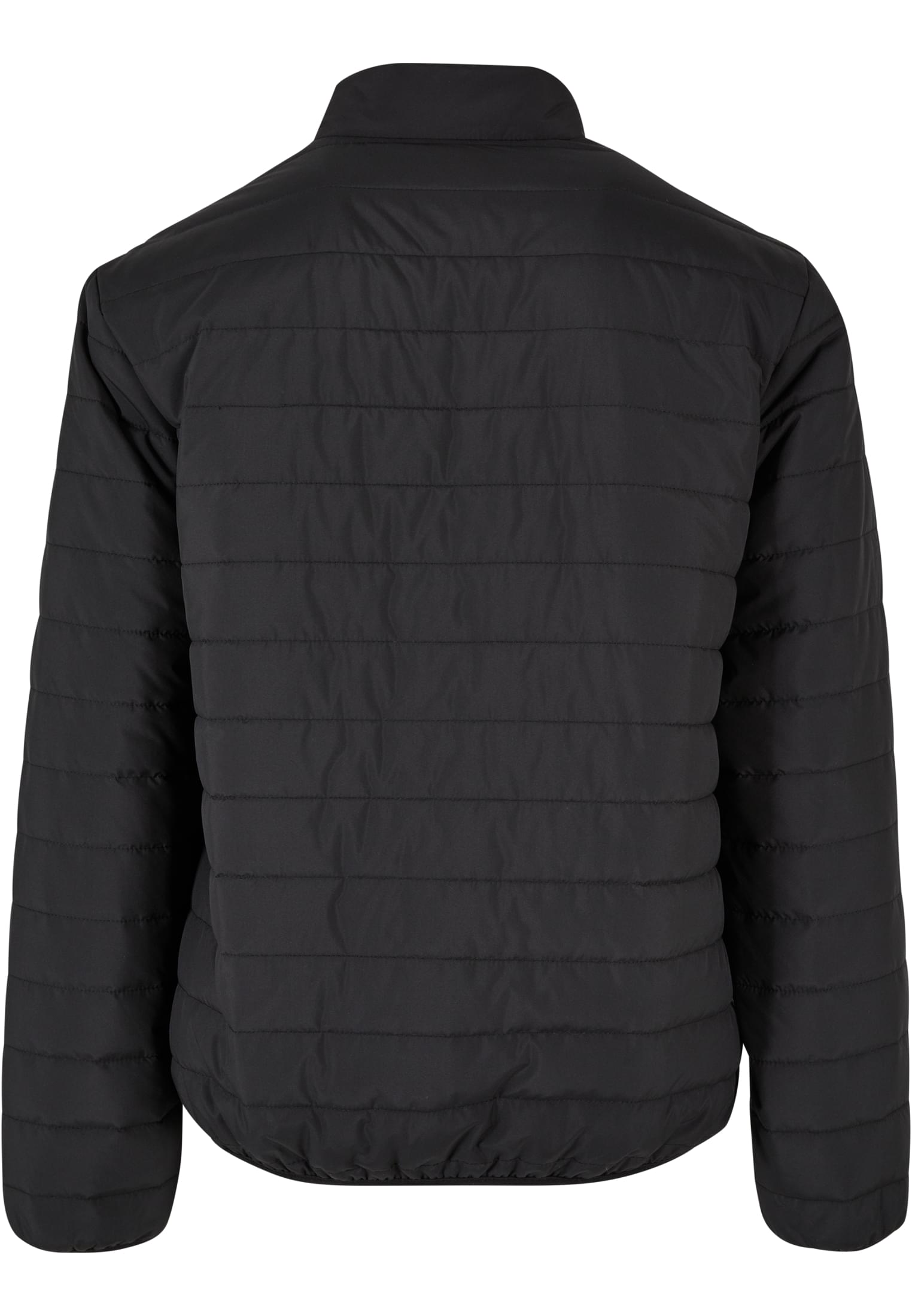 Baksidan av den svarta, quiltade jackan UC Light Bubble Jacket för herr.