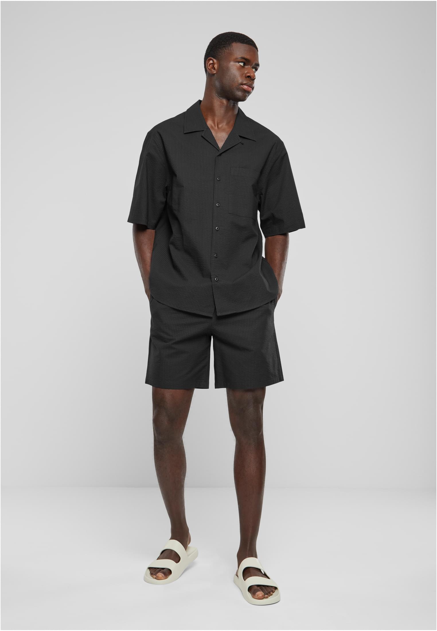 UC Relaxed Seersucker Short Sleeve Shirt