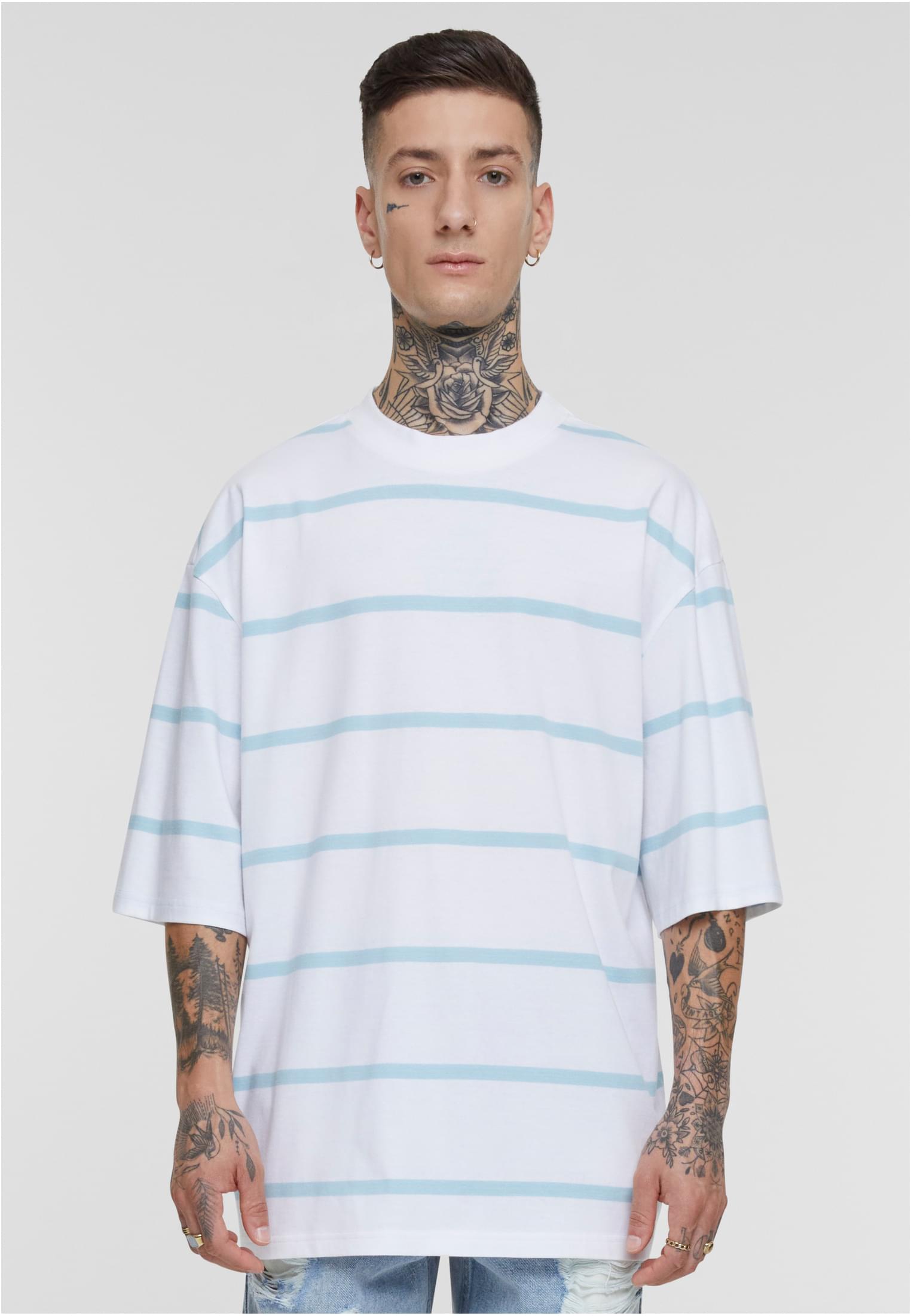 UC Oversized Mouw Modern Gestreept T-shirt