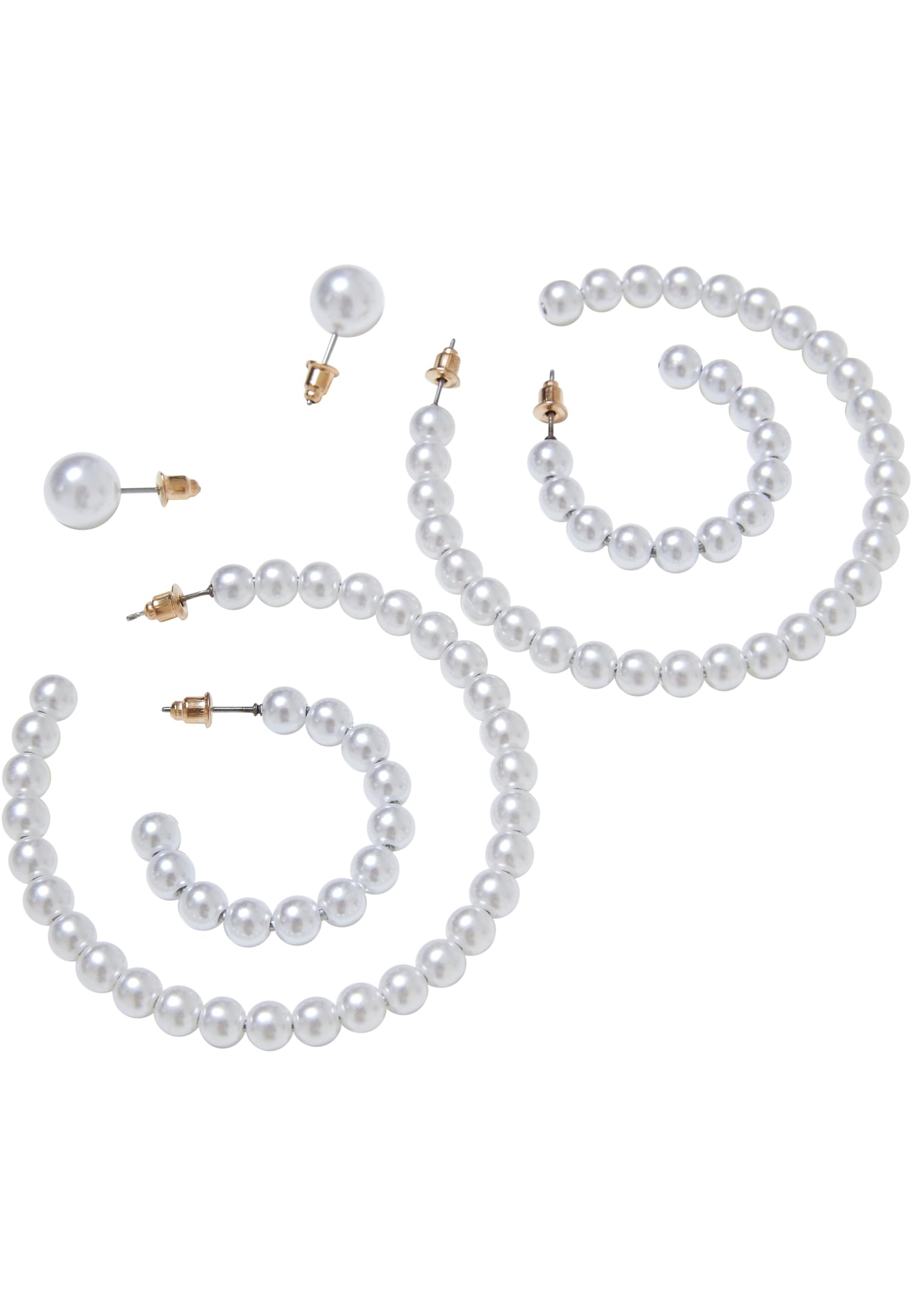 UC Pearl Hoop Earring 3-Pack