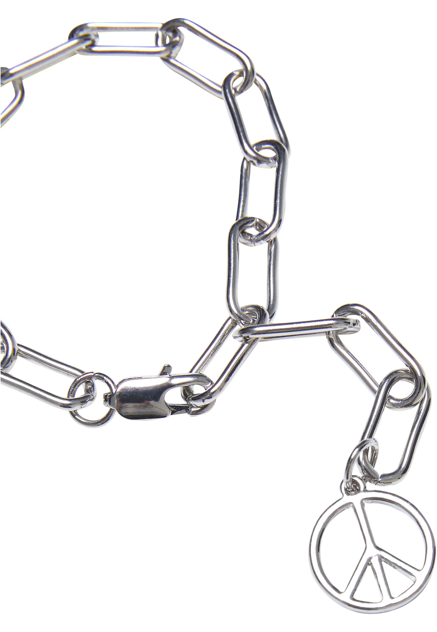 UC Y Chain Peace Pendant Bracelet