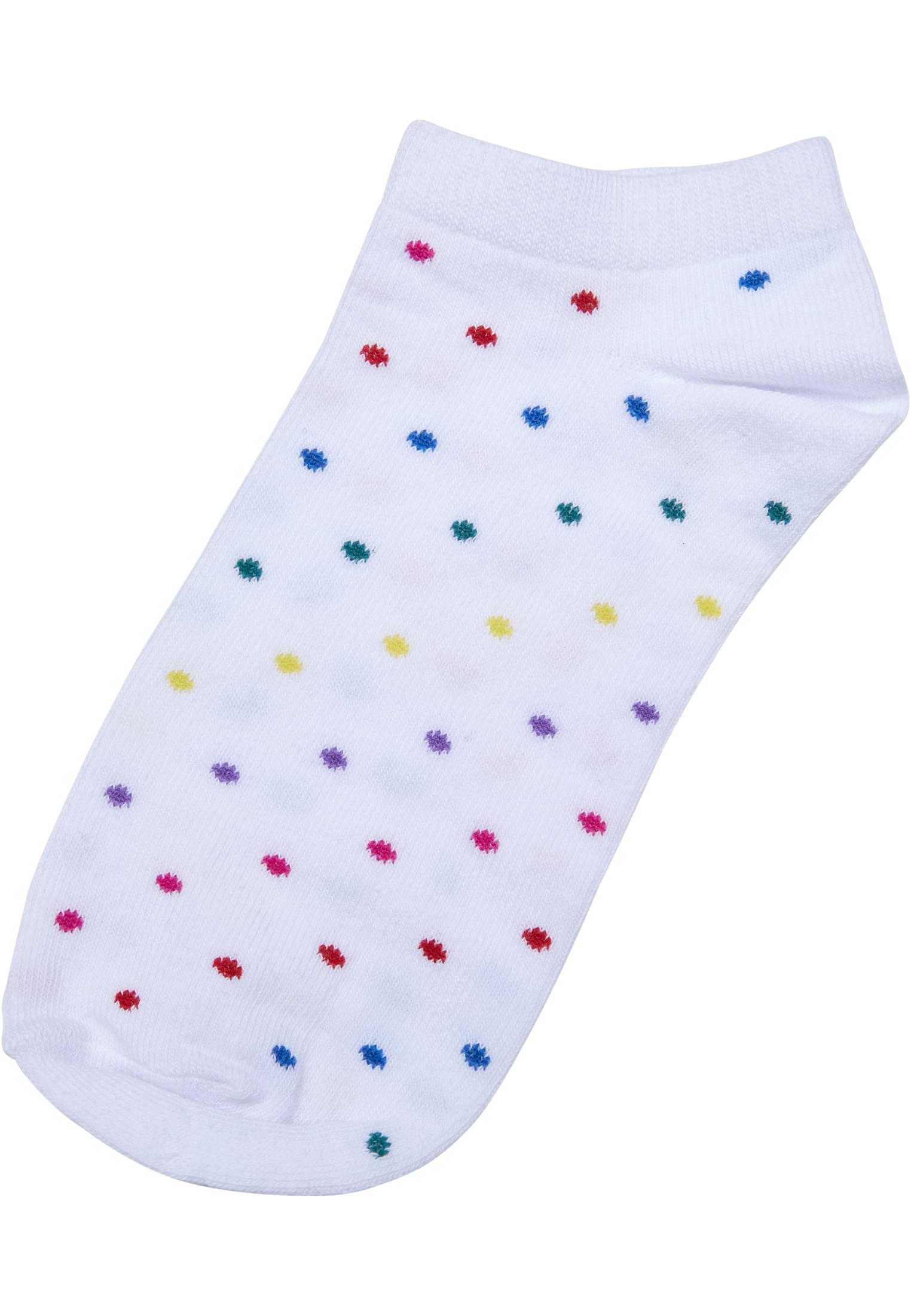 UC No Show Socks Rainbow Dots 5-Pack