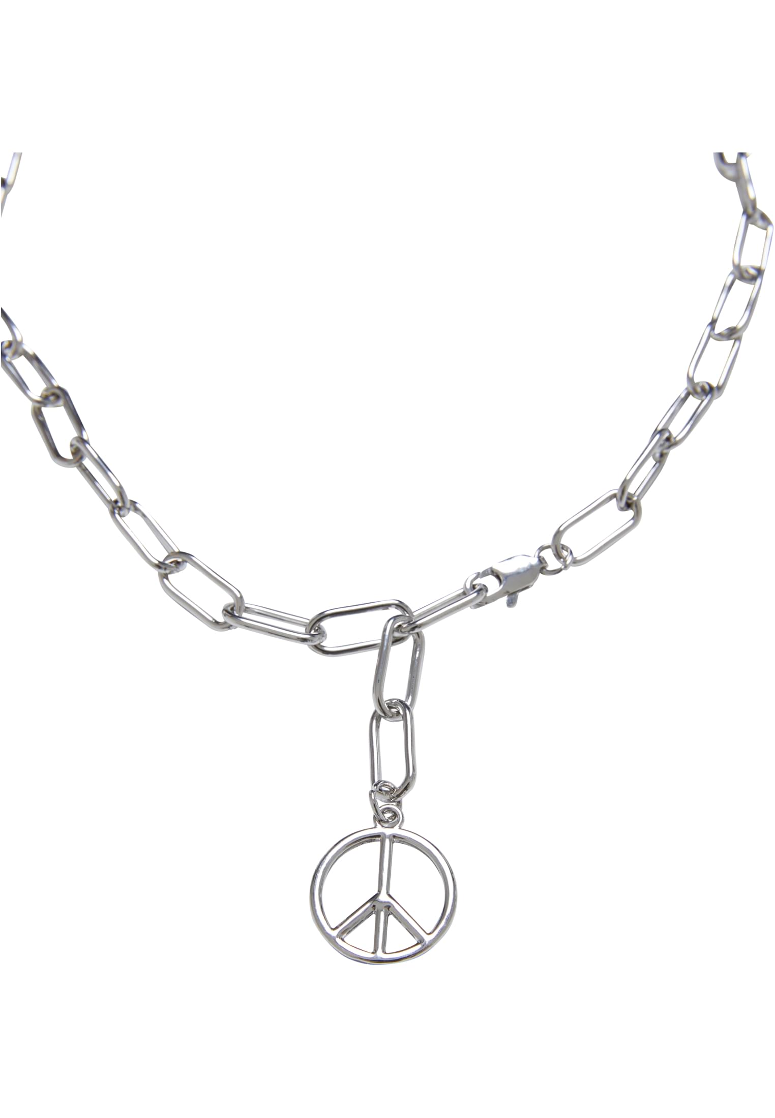 UC Y Chain Peace Pendant Necklace And Bracelet
