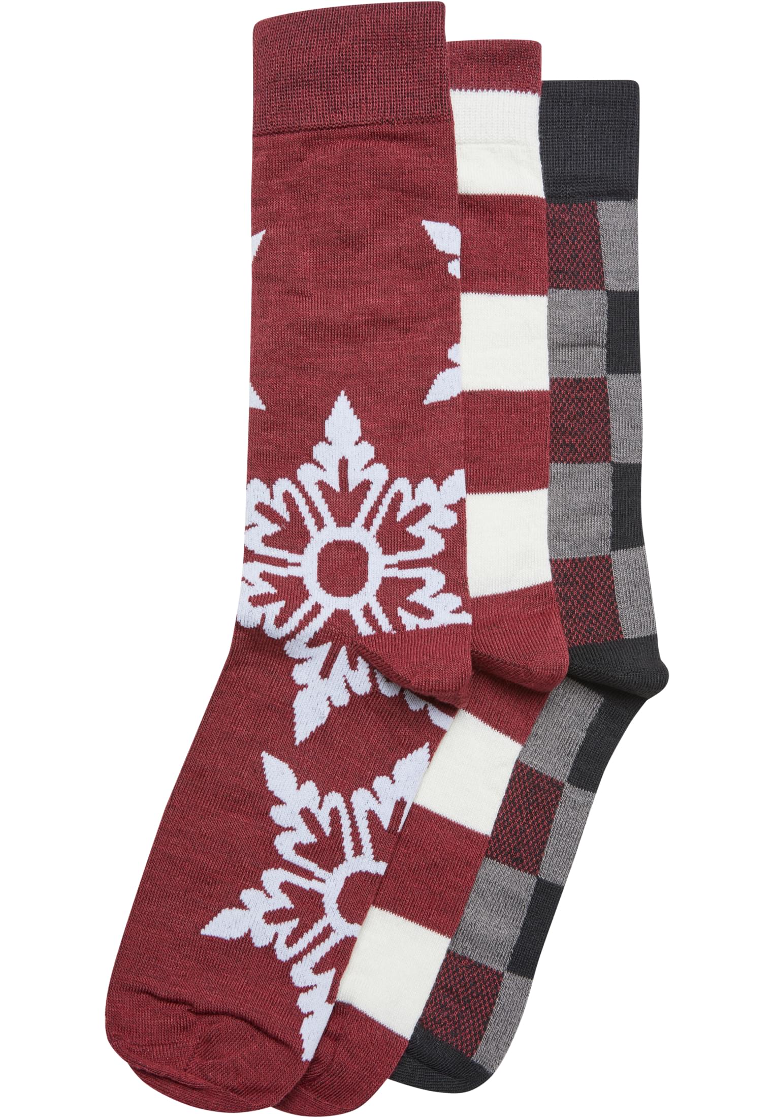 UC Christmas Snowflakes Socks 3-Pack