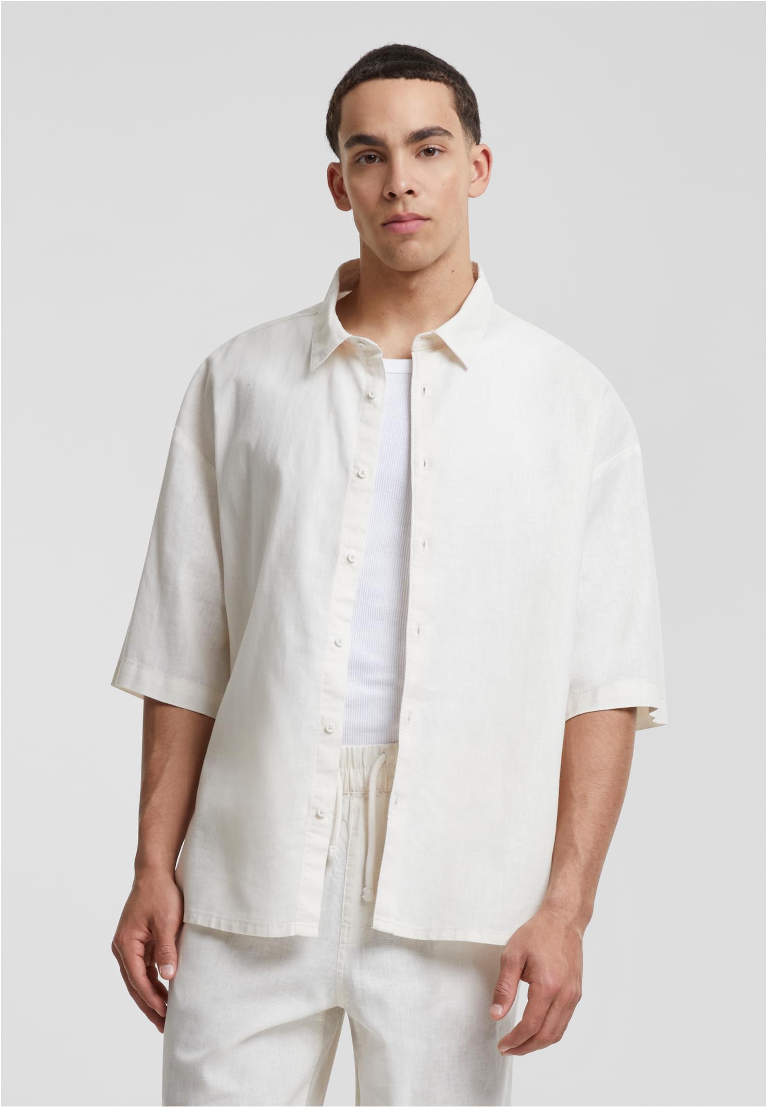 UC Boxy Cotton Linen Shirt