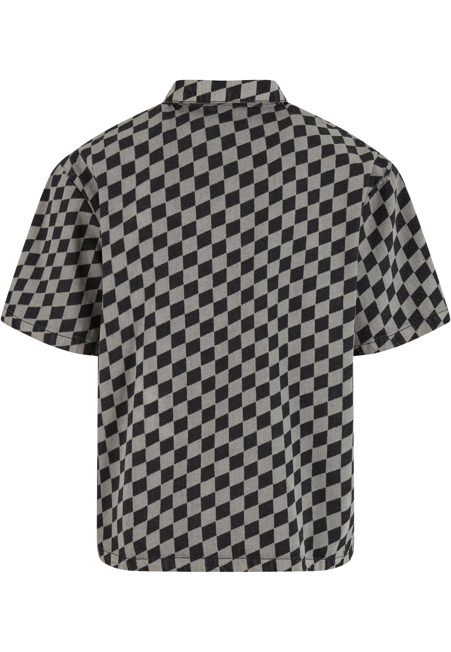 UC Laser Check Printed Boxy Shirt